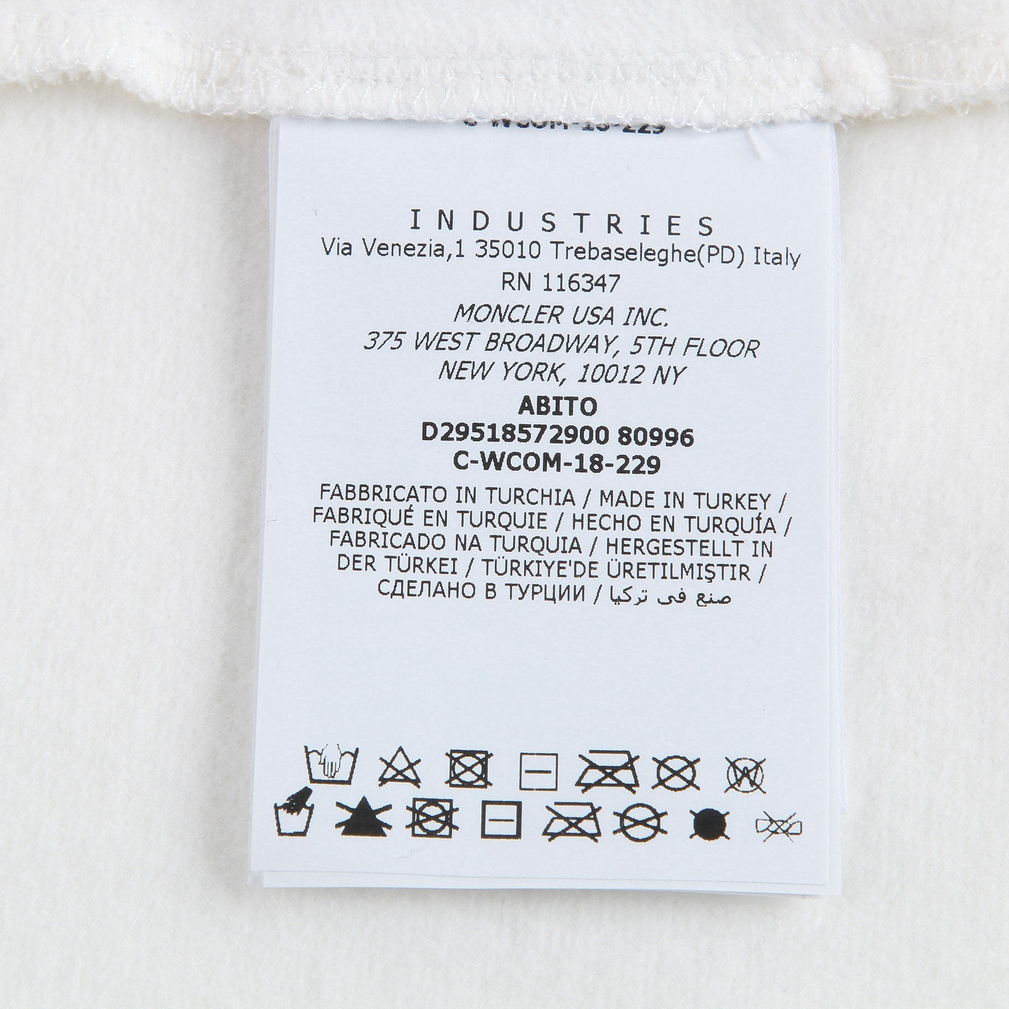 Baby Girls White "ABITO" Dress