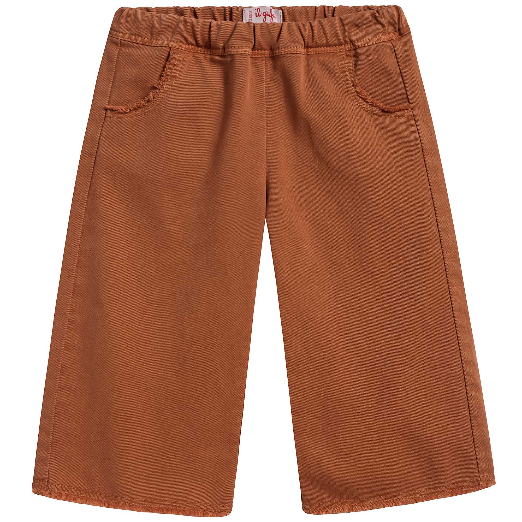 Girls Cinnamon Cotton Trousers