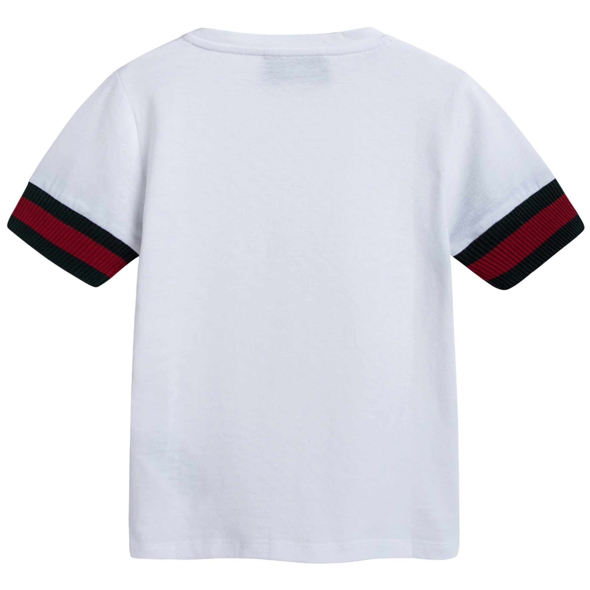 Boys White Cotton T-Shirt