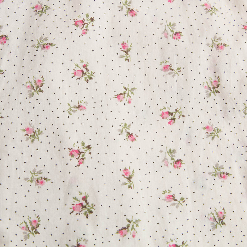 Baby Girls Dusky Pink Allover Flower Printed Trims Blouse - CÉMAROSE | Children's Fashion Store - 7
