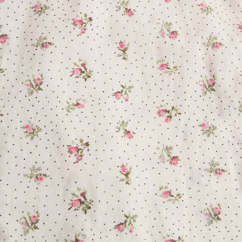 Baby Girls Dusky Pink Allover Flower Printed Trims Blouse - CÉMAROSE | Children's Fashion Store - 7