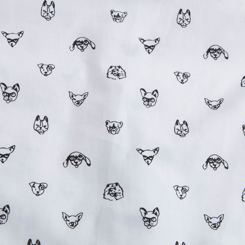 Baby Boys White Allover Printed Trims Cotton Shirt - CÉMAROSE | Children's Fashion Store - 5