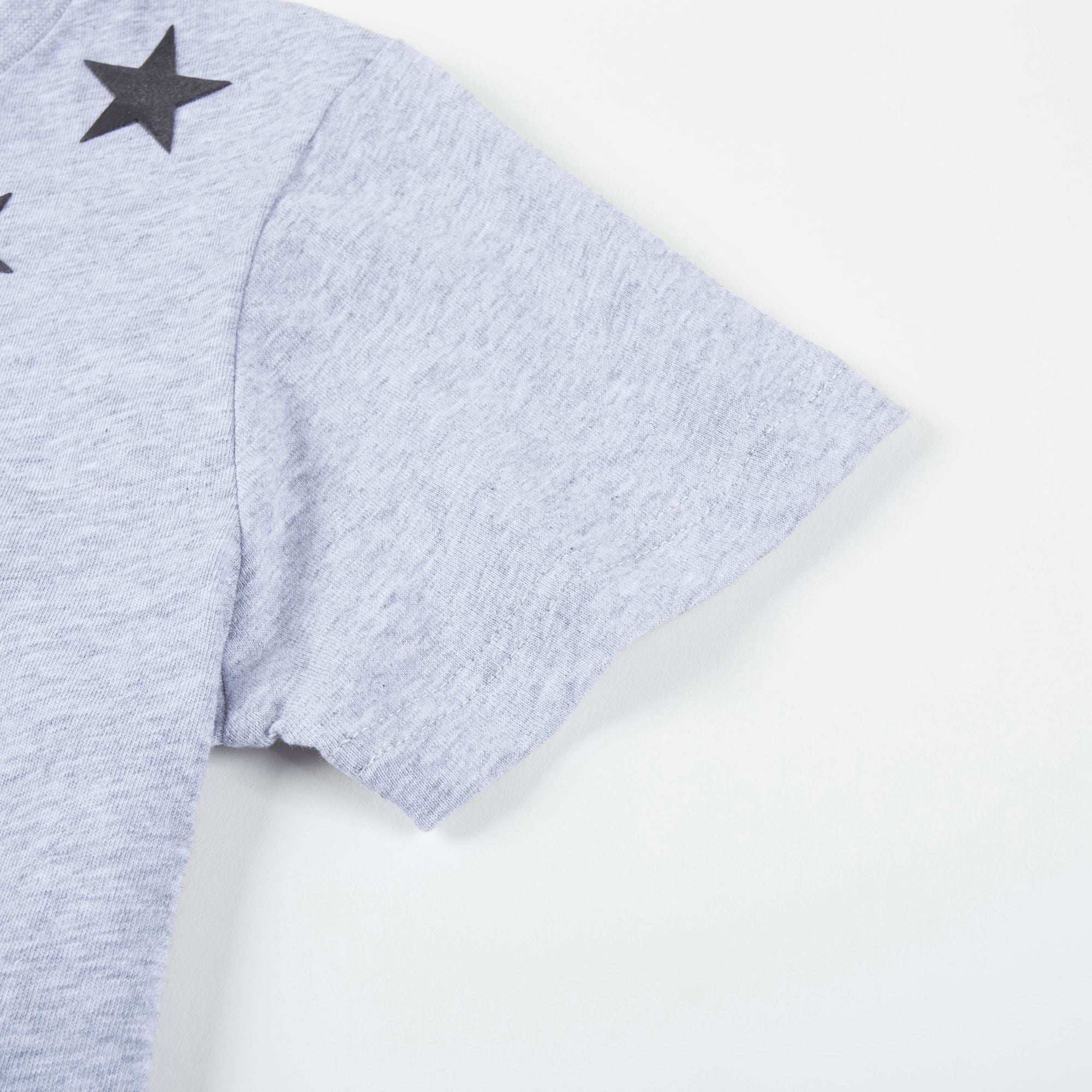 Boys Grey Cotton  "Star"  T-shirt