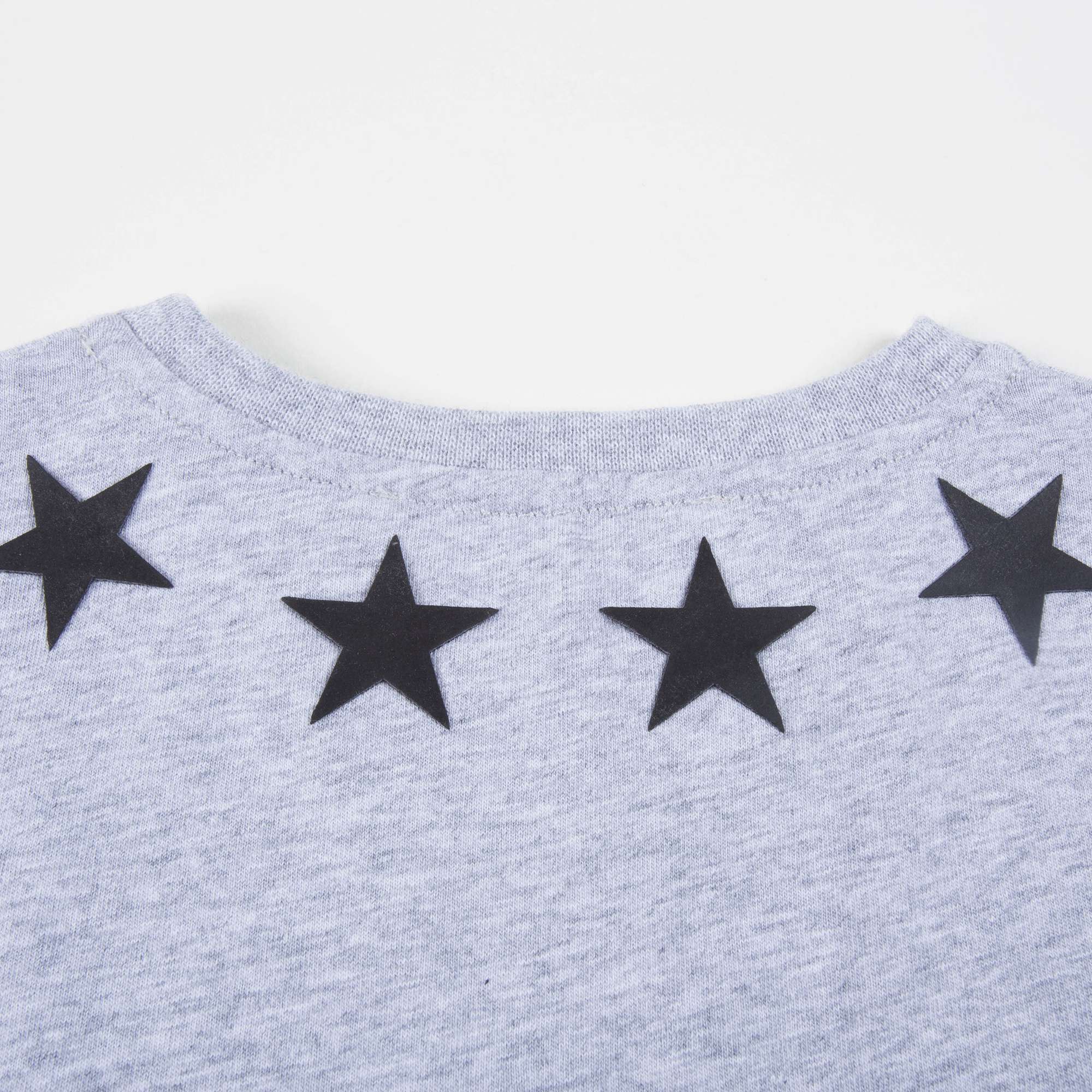 Boys Grey Cotton  "Star"  T-shirt