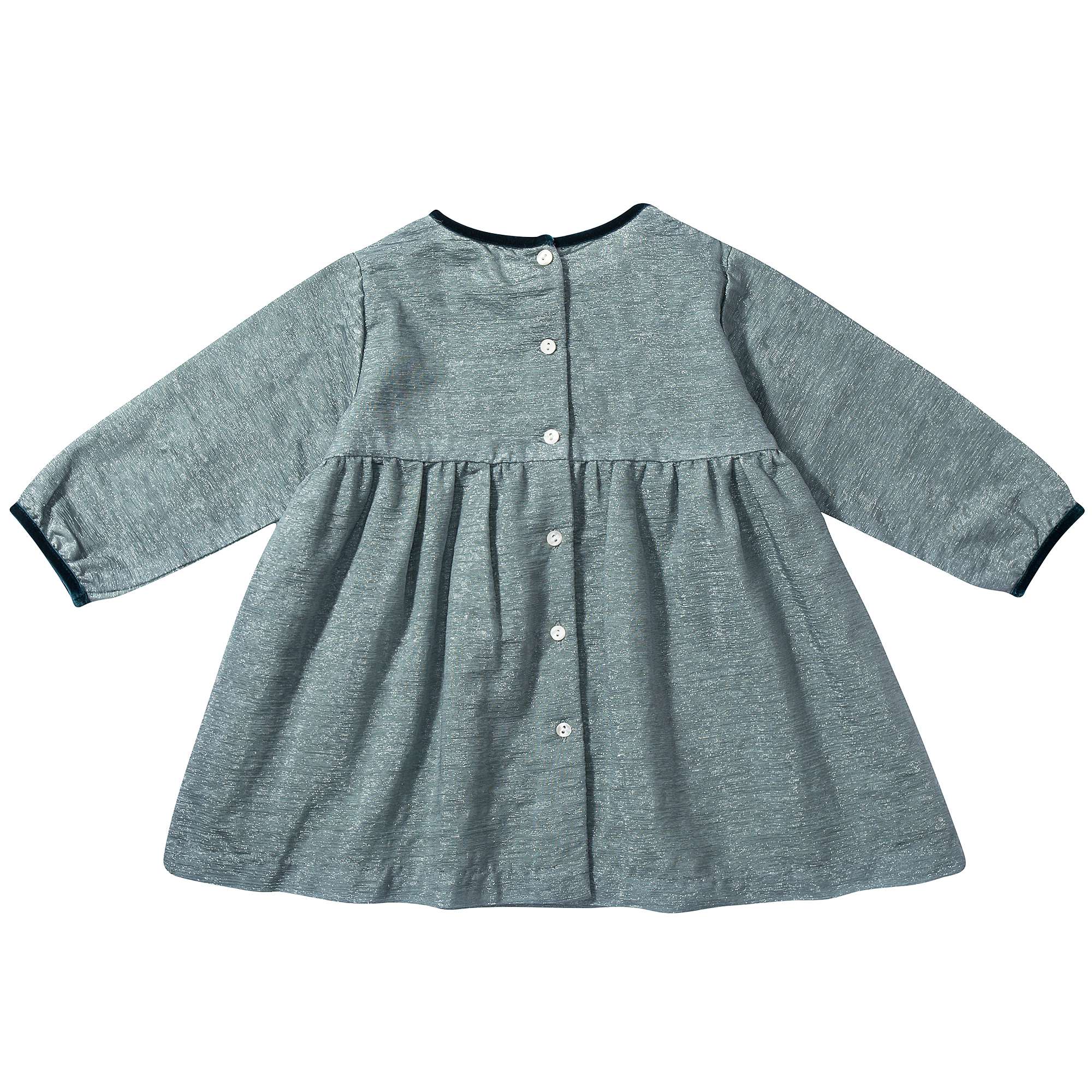 Baby  Girls  Seafoam Ripple  Woven  Dress