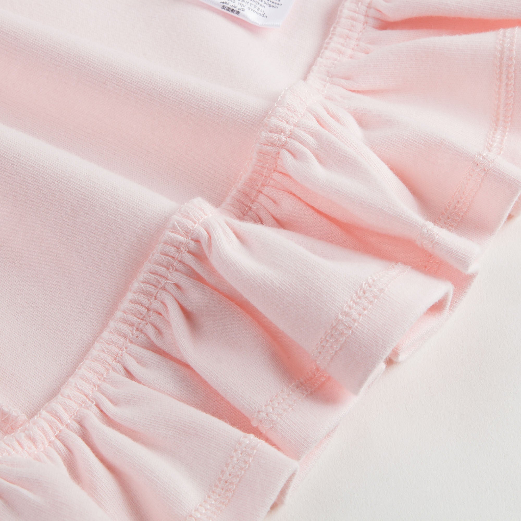 Baby Girls Pink Patch Bunny Frilled Hem Cotton Blouse - CÉMAROSE | Children's Fashion Store - 7