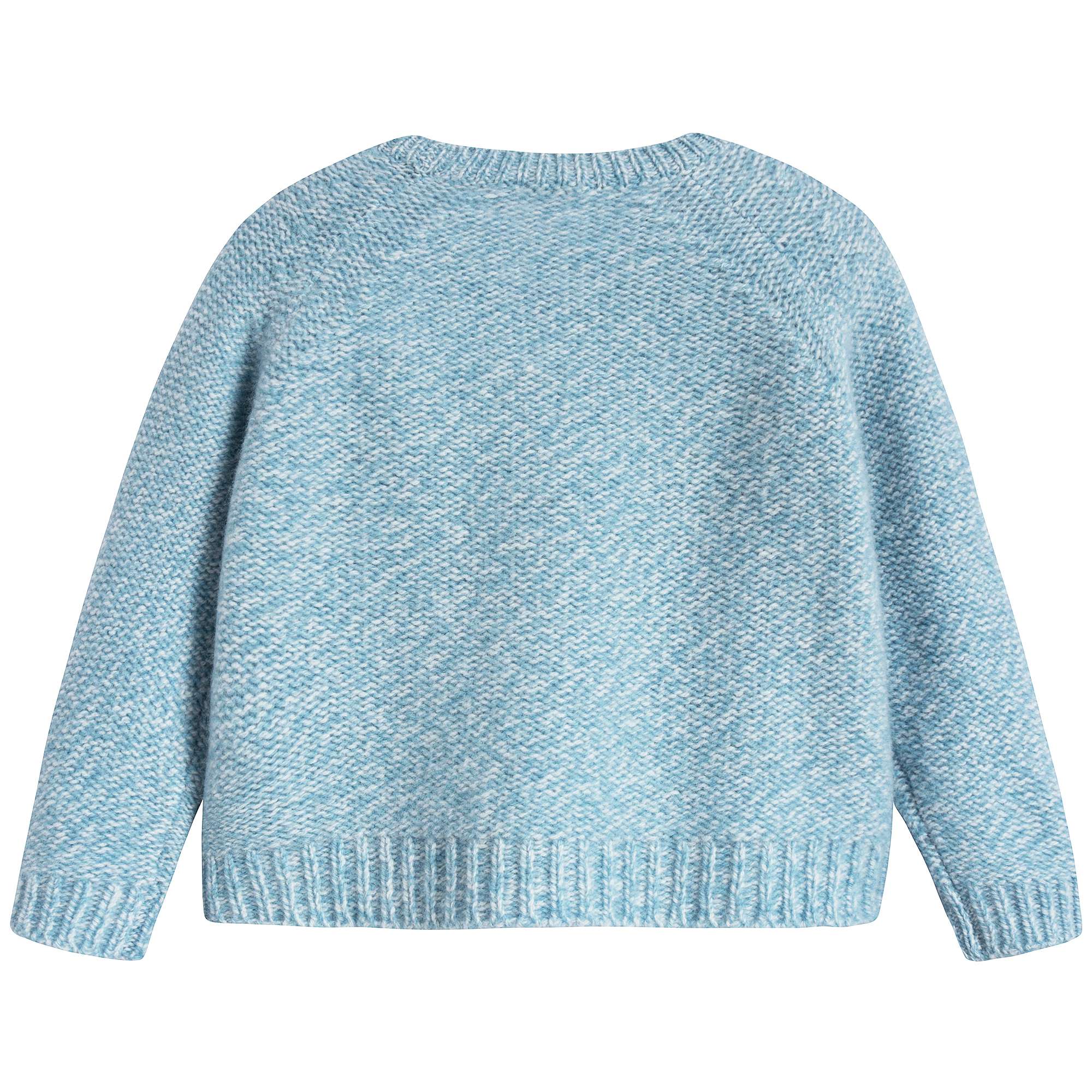Girls Light Blue Wool Sweater