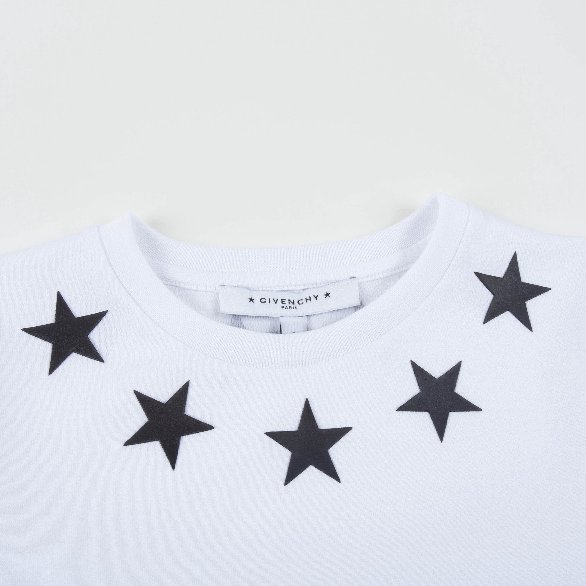 Boys White Cotton "Star" T-shirt