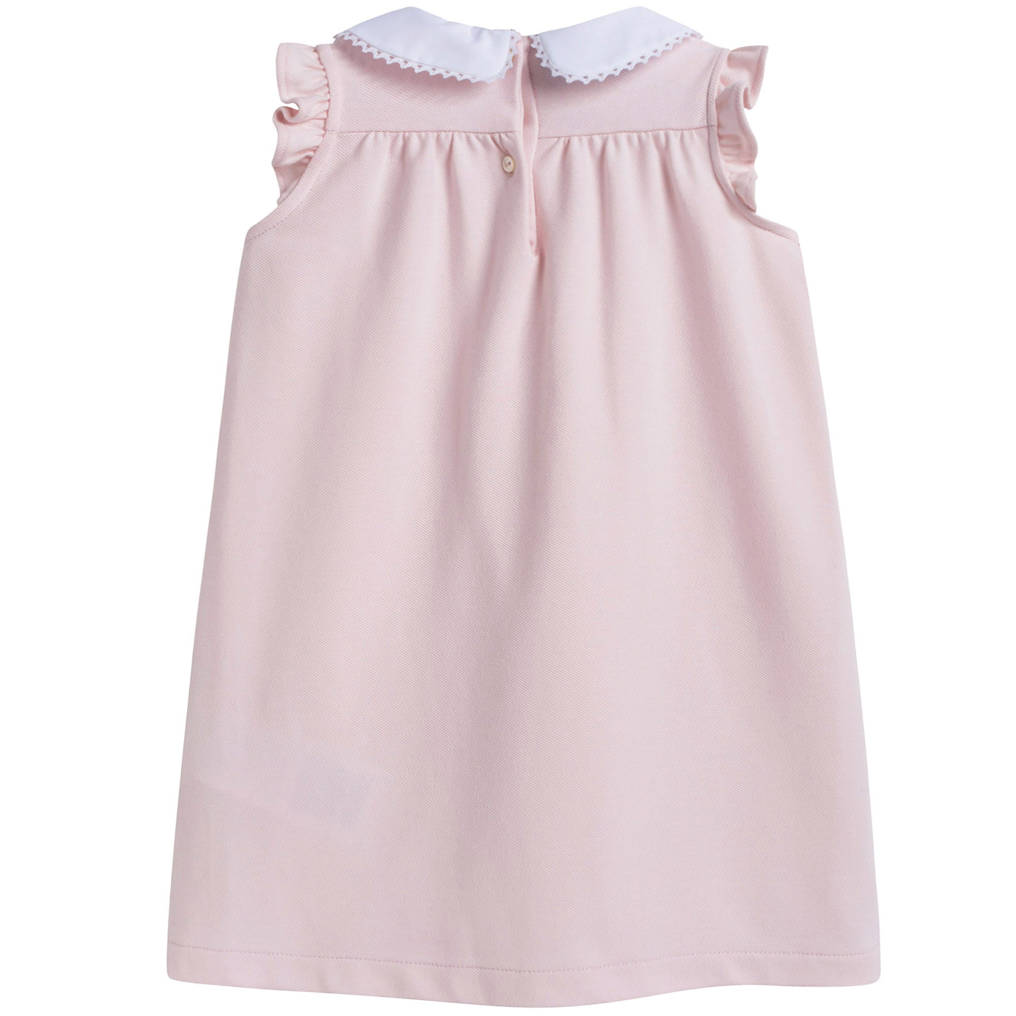 Baby Girls Pink Cotton Piqué Dress