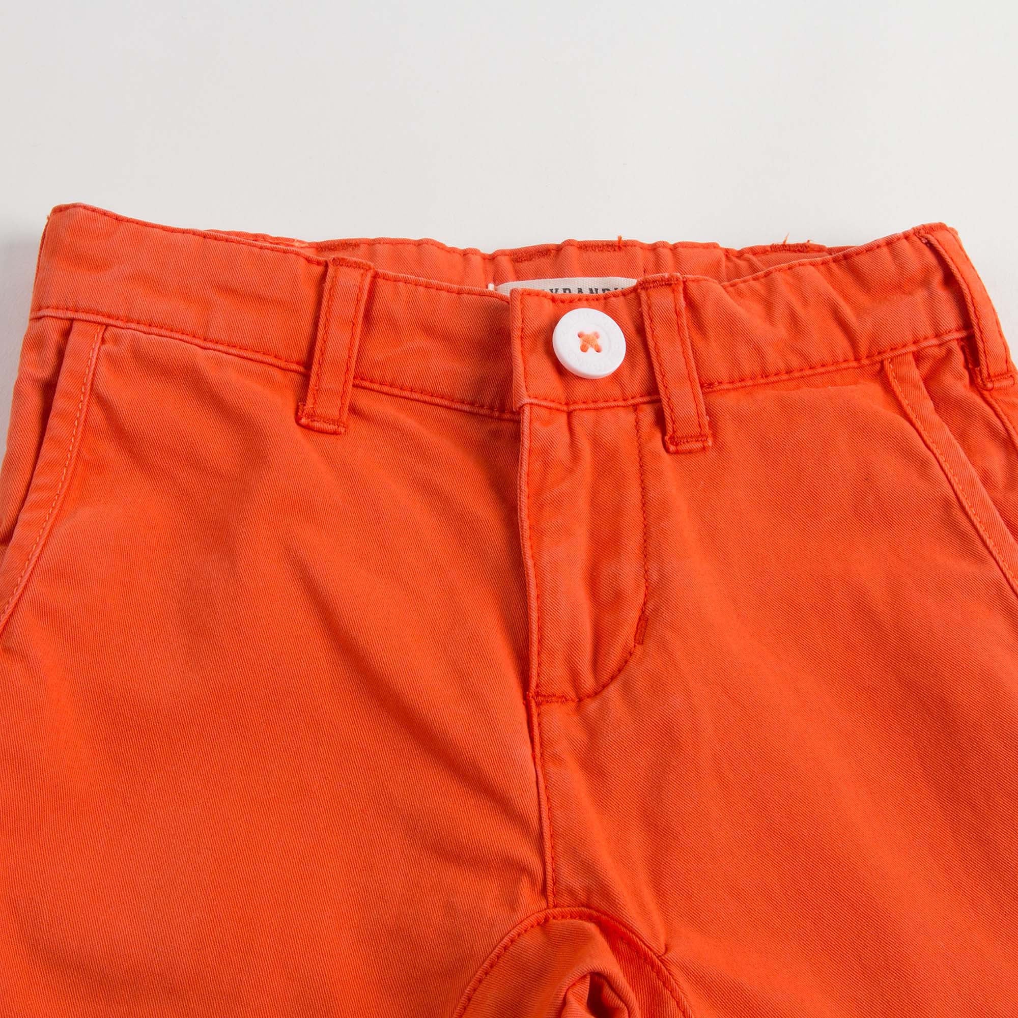 Boys Orange Jersey Cotton Trouser - CÉMAROSE | Children's Fashion Store - 4