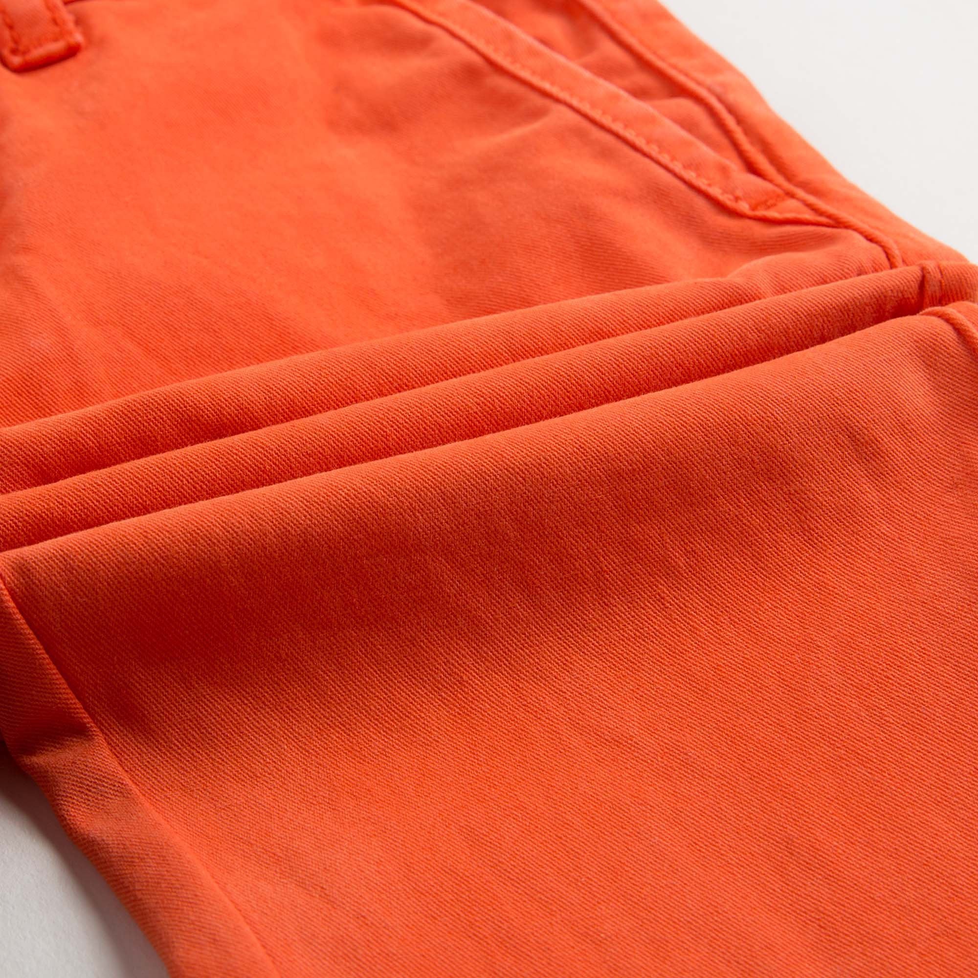 Boys Orange Jersey Cotton Trouser - CÉMAROSE | Children's Fashion Store - 3