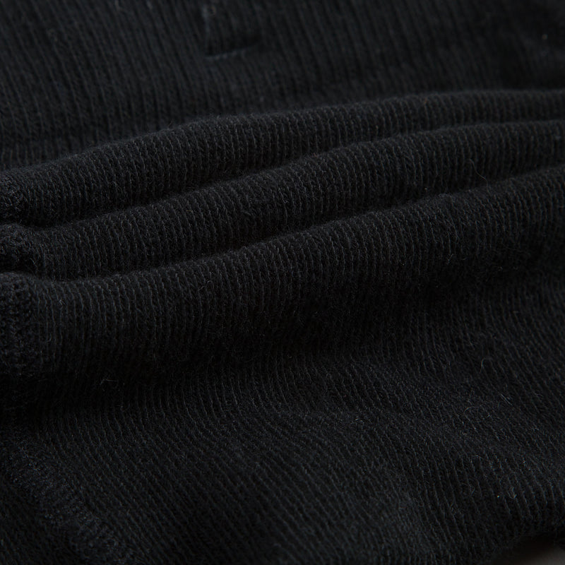 Girls Black Cotton Ribbed Tights - CÉMAROSE | Children's Fashion Store - 3