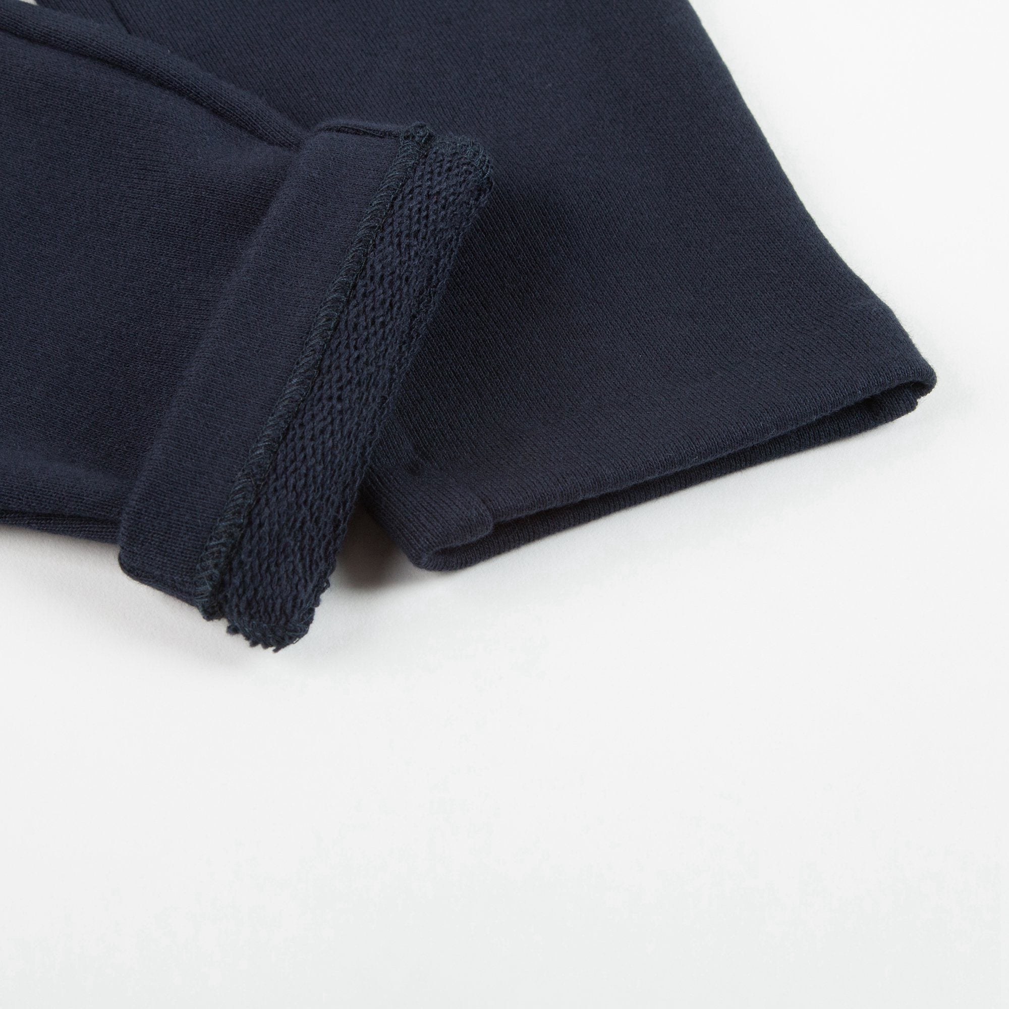 Girls Navy Blue Jersey Trousers With Star Trim
