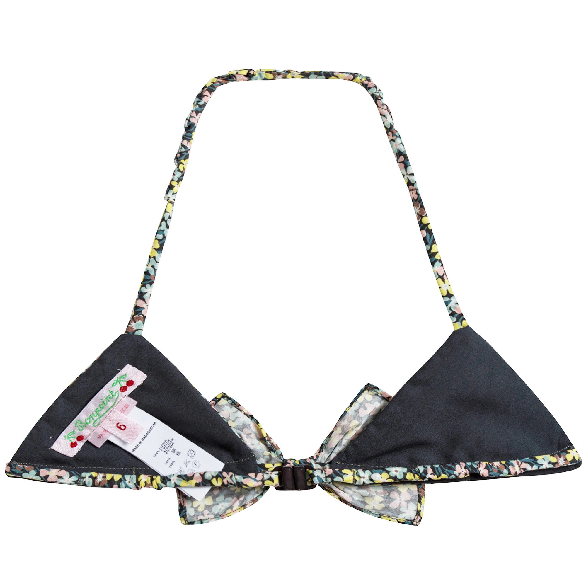 女大童碎花比基尼