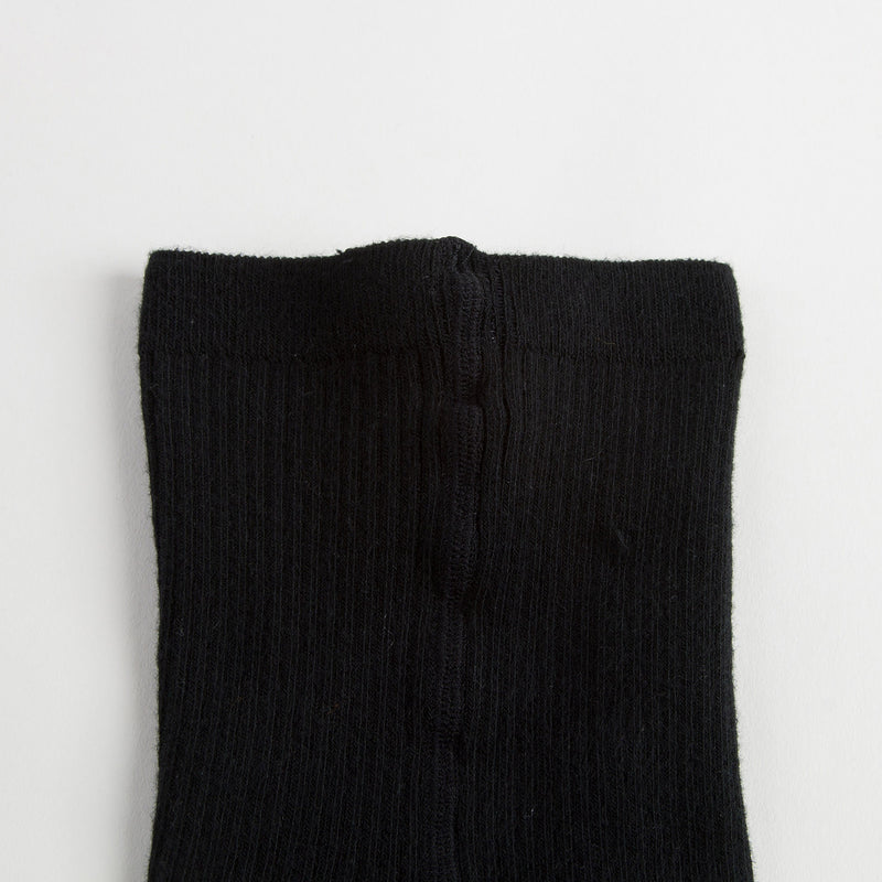 Baby Girls Black Cotton Tights - CÉMAROSE | Children's Fashion Store - 4