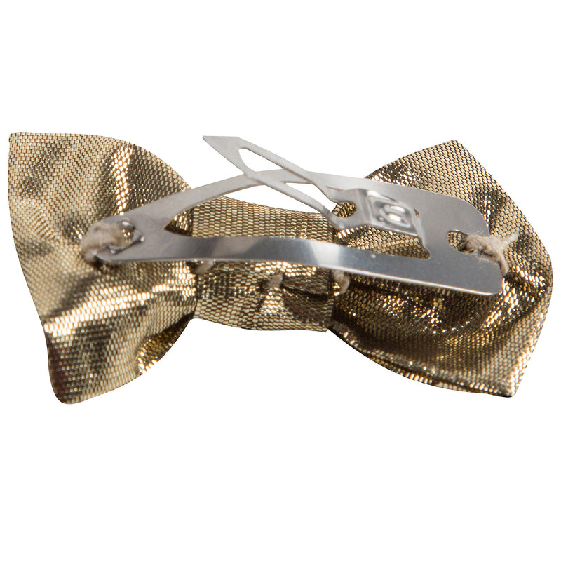 Girls Gold Bow Two Piece Hairclip - CÉMAROSE | Children's Fashion Store - 4