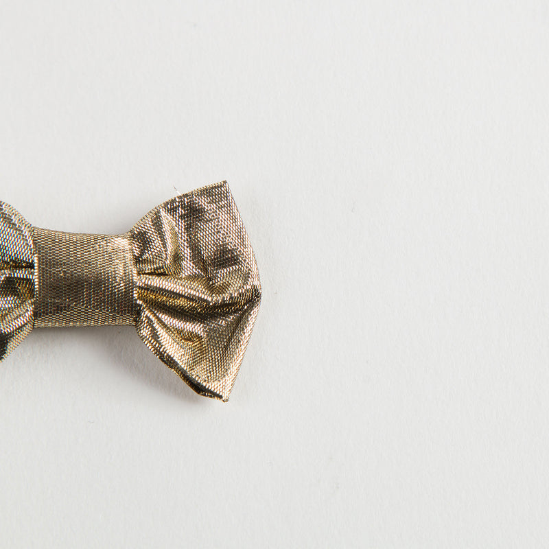 Girls Gold Bow Two Piece Hairclip - CÉMAROSE | Children's Fashion Store - 7