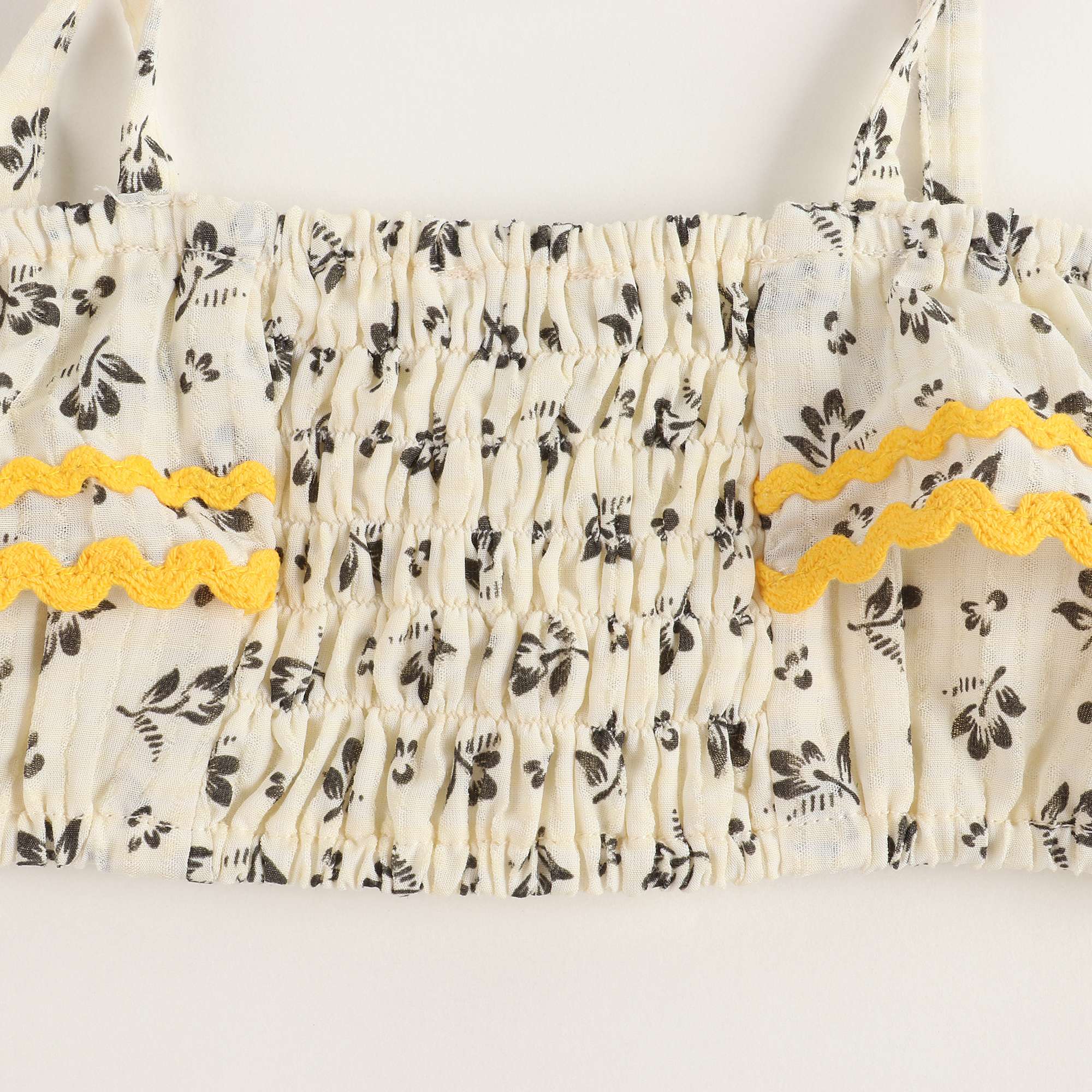 Girls Ditsy Clover Print Floral Swimwear