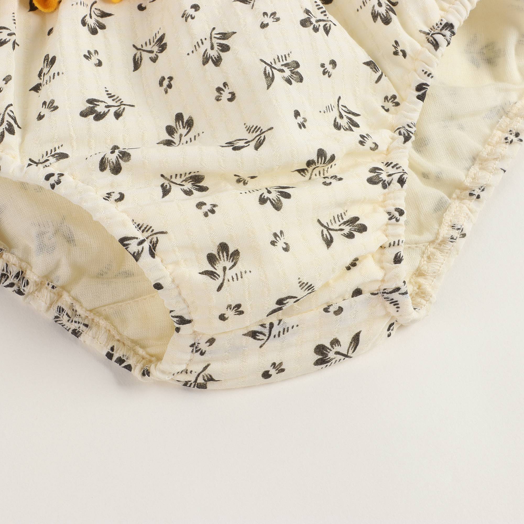 Girls Ditsy Clover Print Floral Swimwear