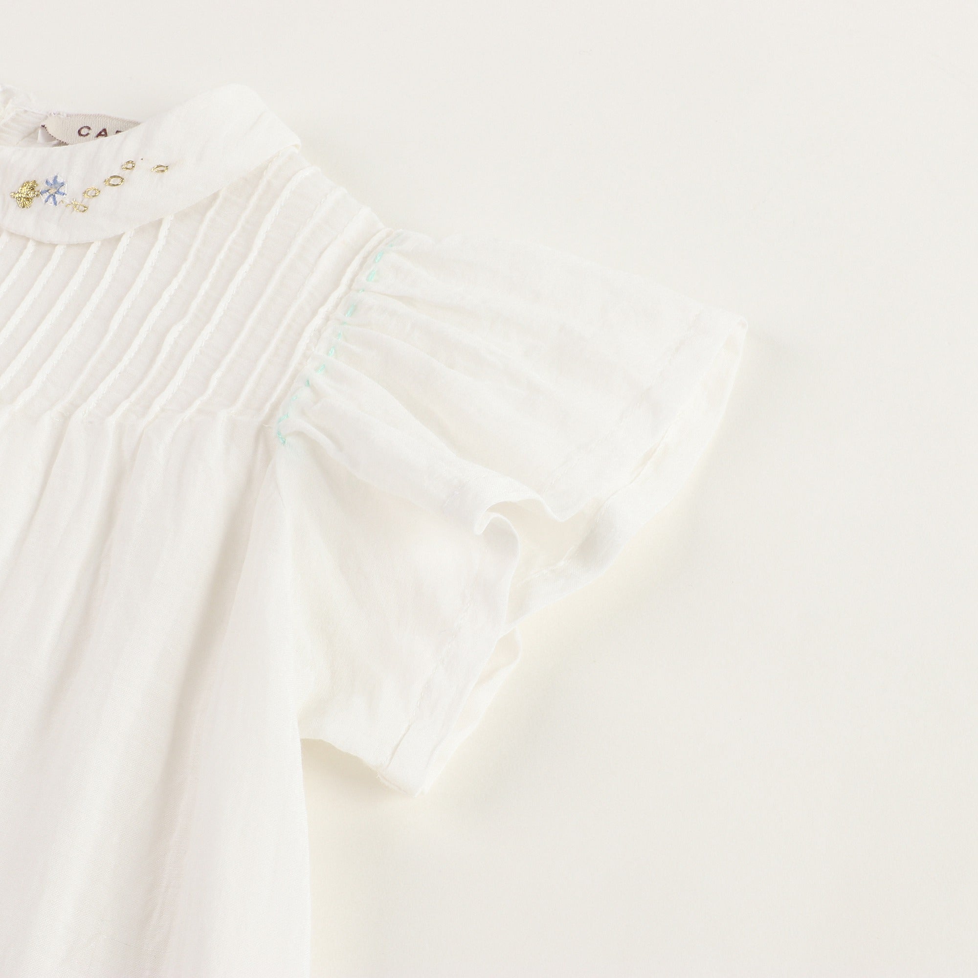 Baby Girls White Cotton Dress