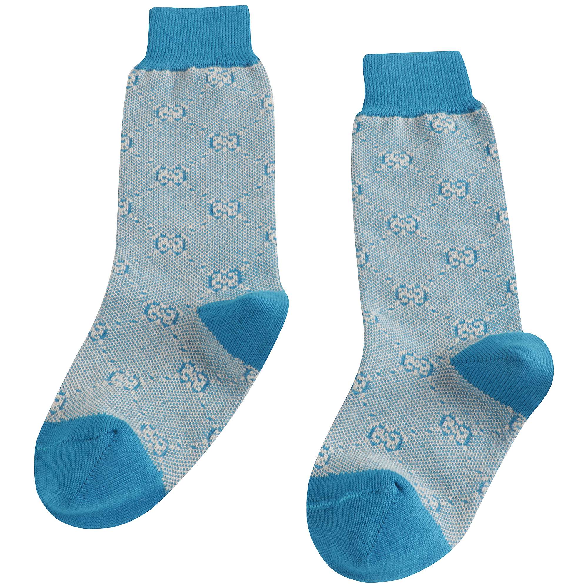 Boys & Girls Blue Wool Socks