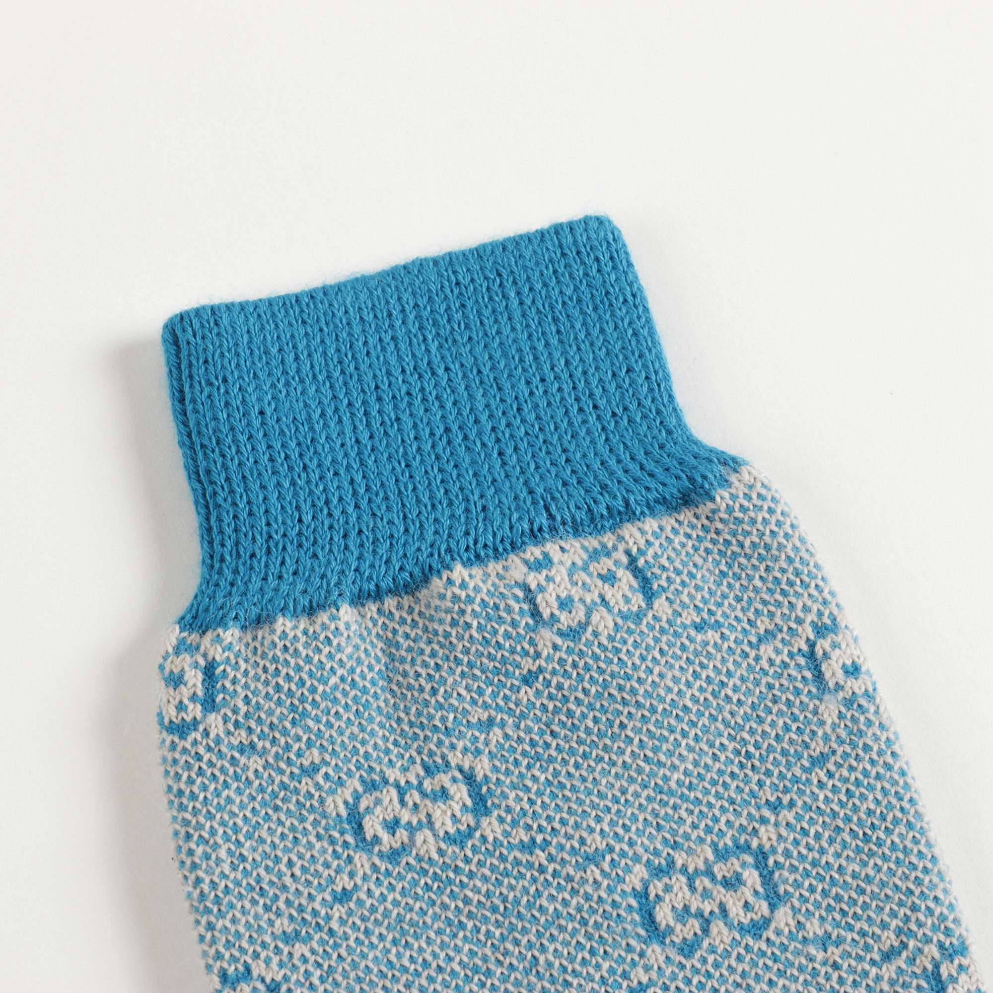 Boys & Girls Blue Wool Socks