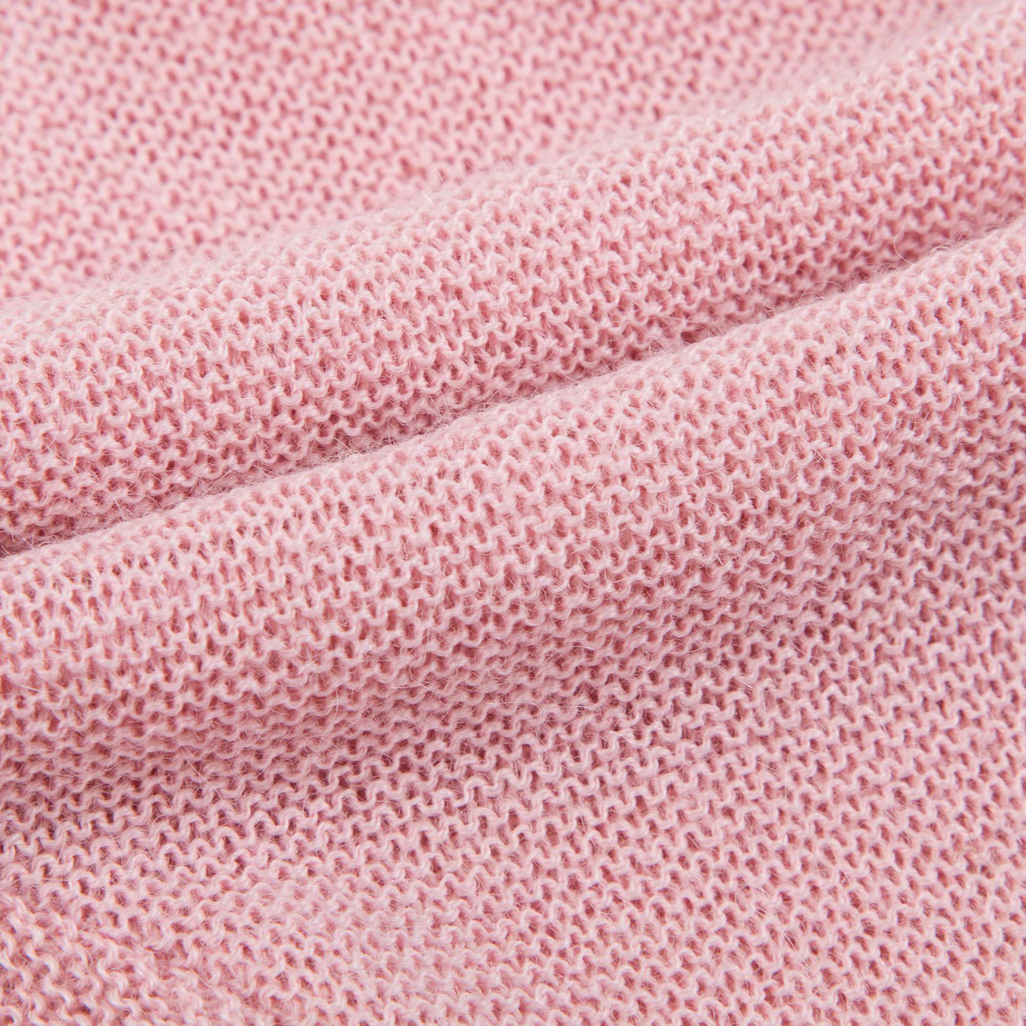 Girls Pink Wool Cardigan