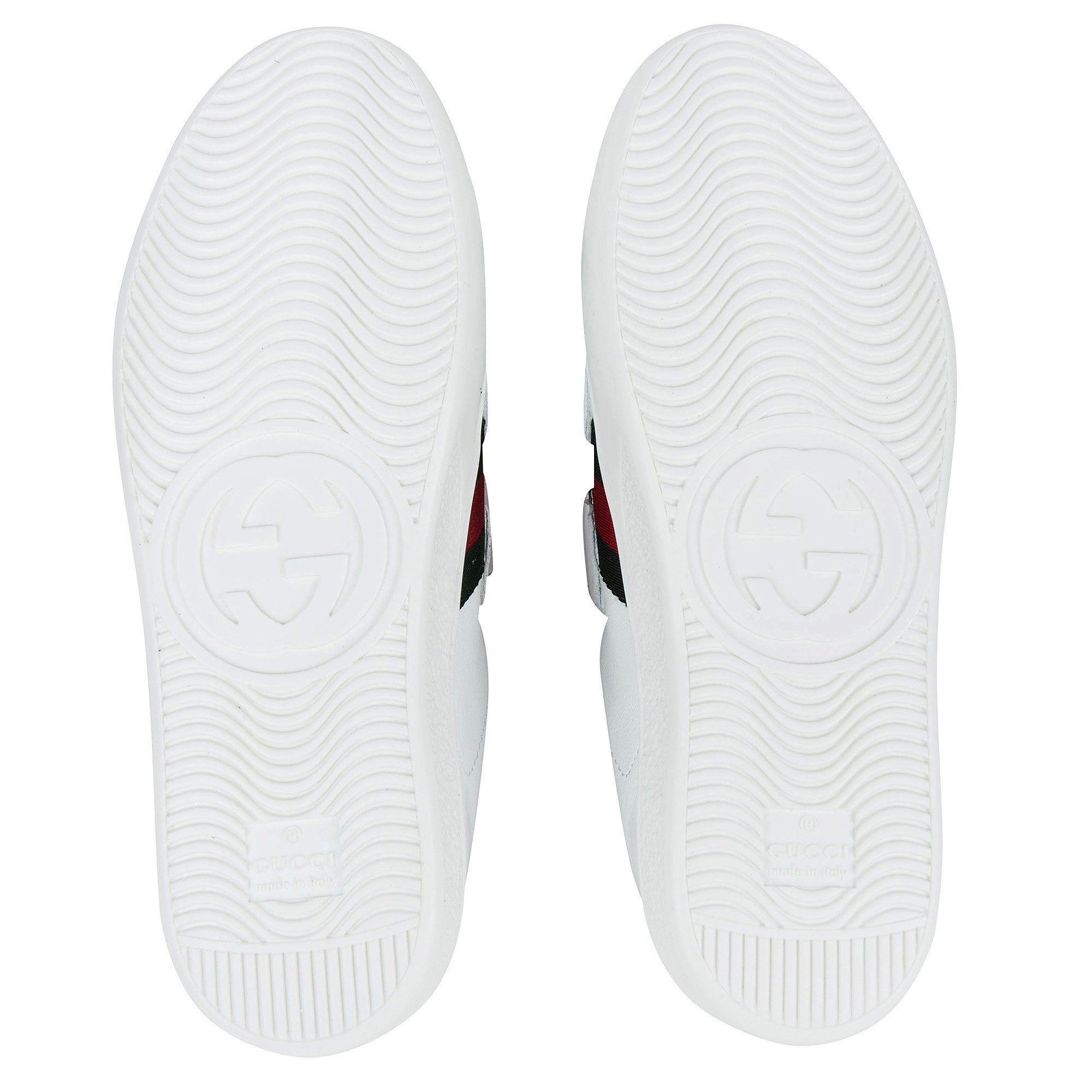 Boys & Girls White Leather Trainers