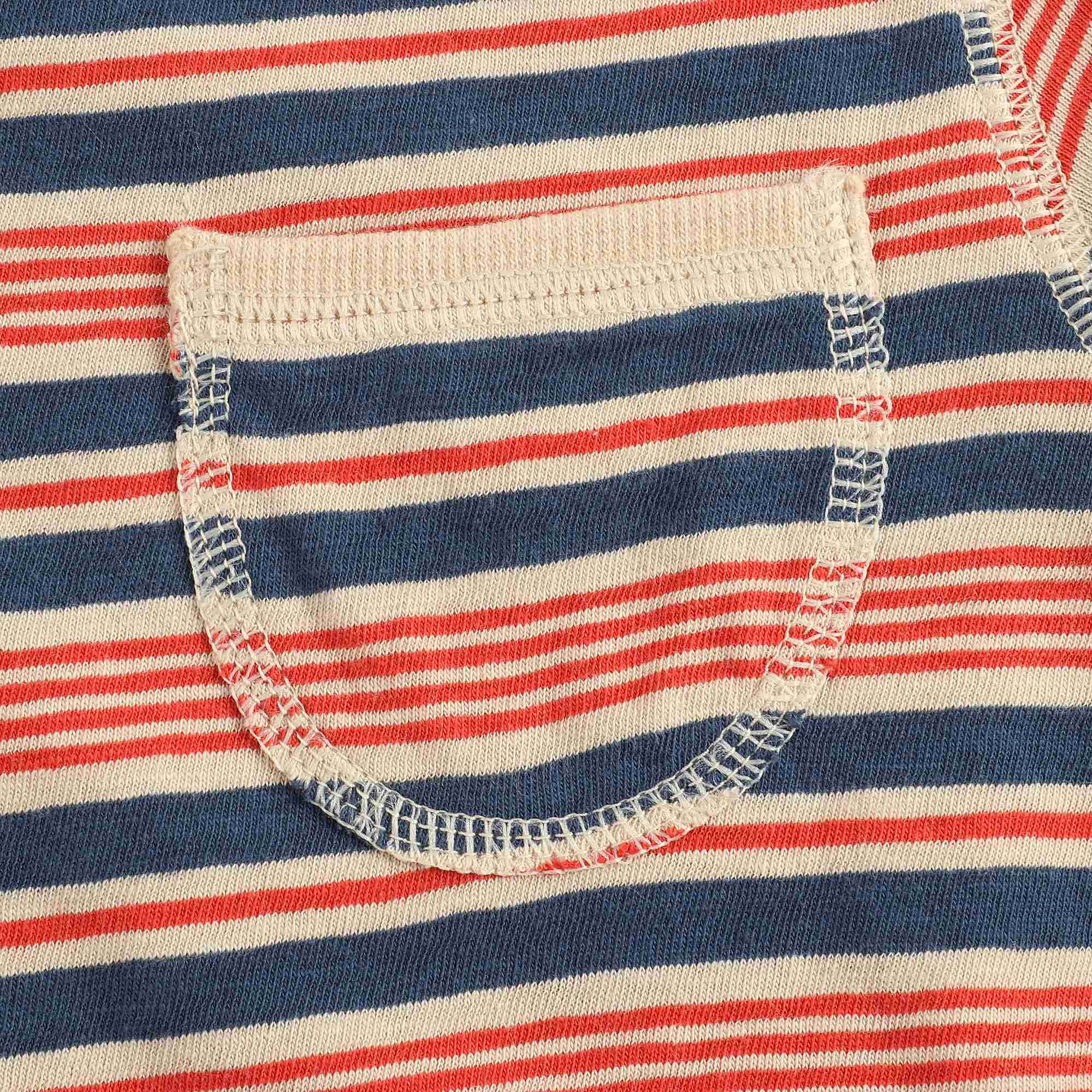 Baby Red Stripes Cotton T-shirt