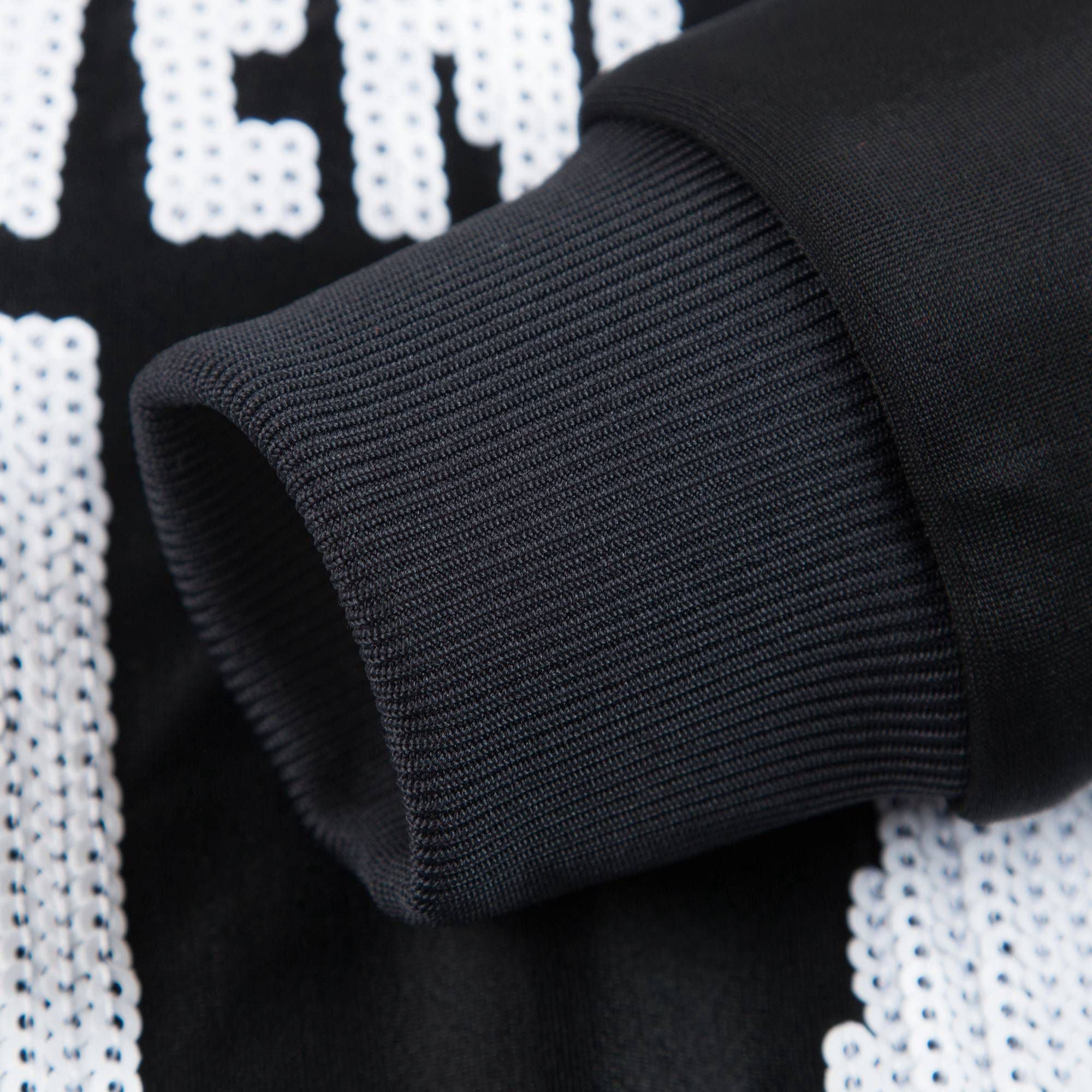 Girls Black Logo Sweater