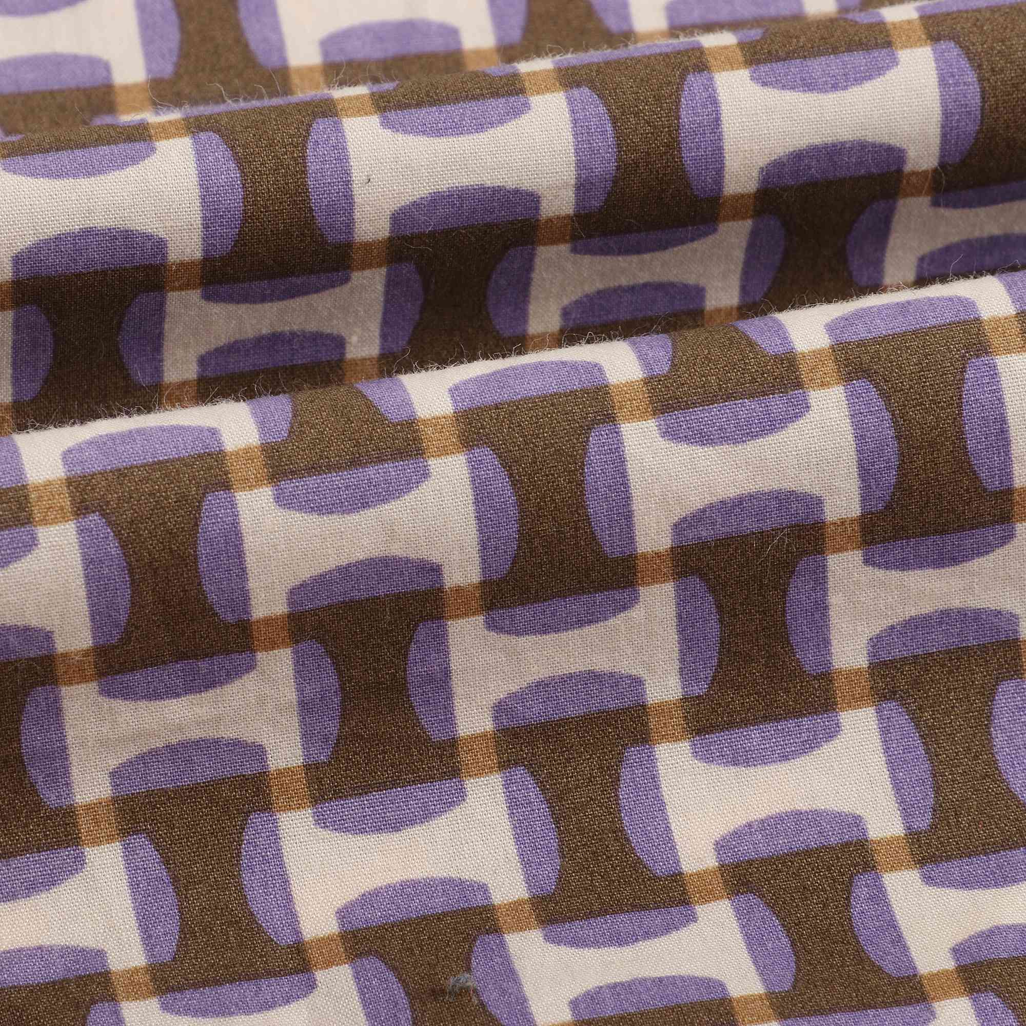 Girls Lilac Print Cotton Top