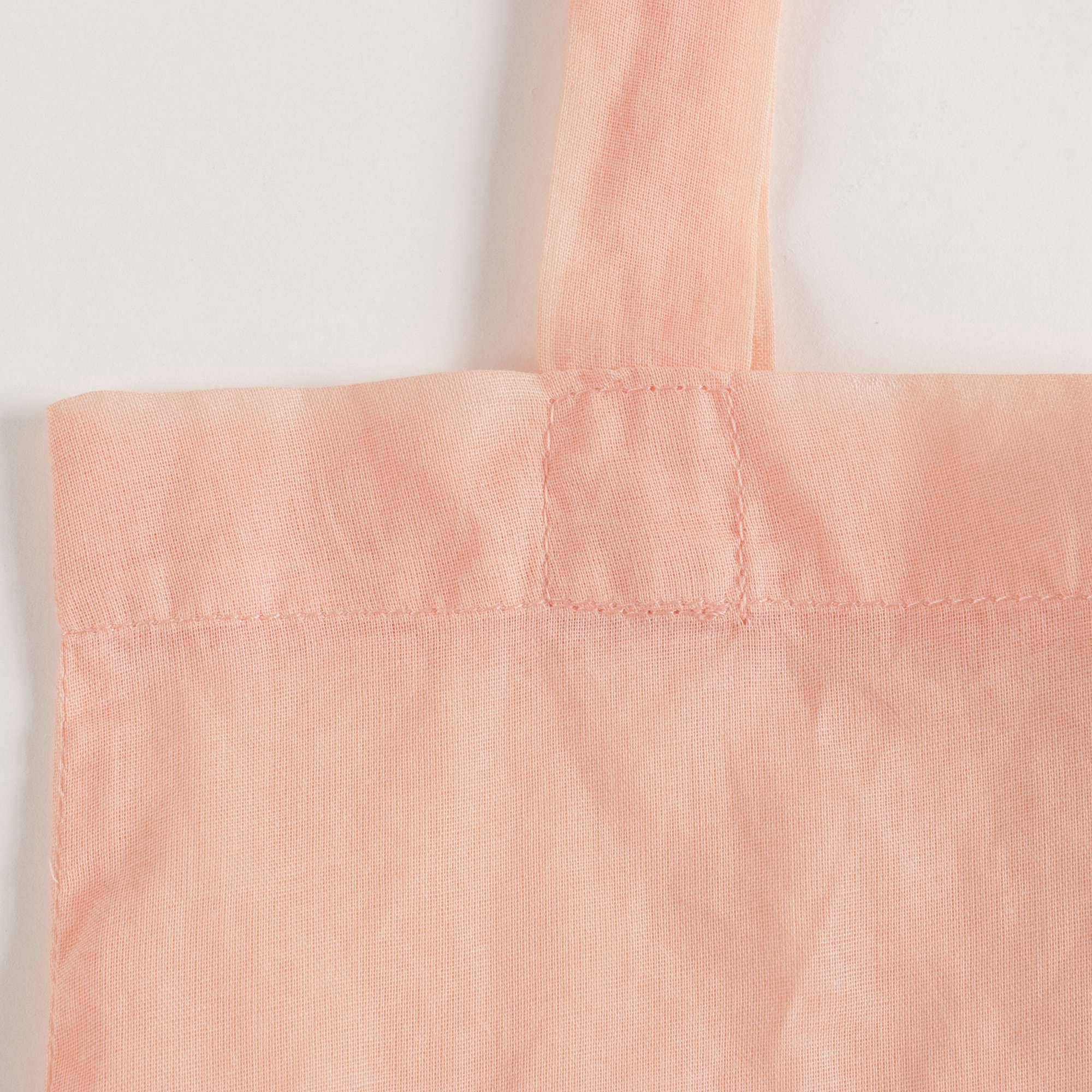 Girls Orange Logo Cotton Bag