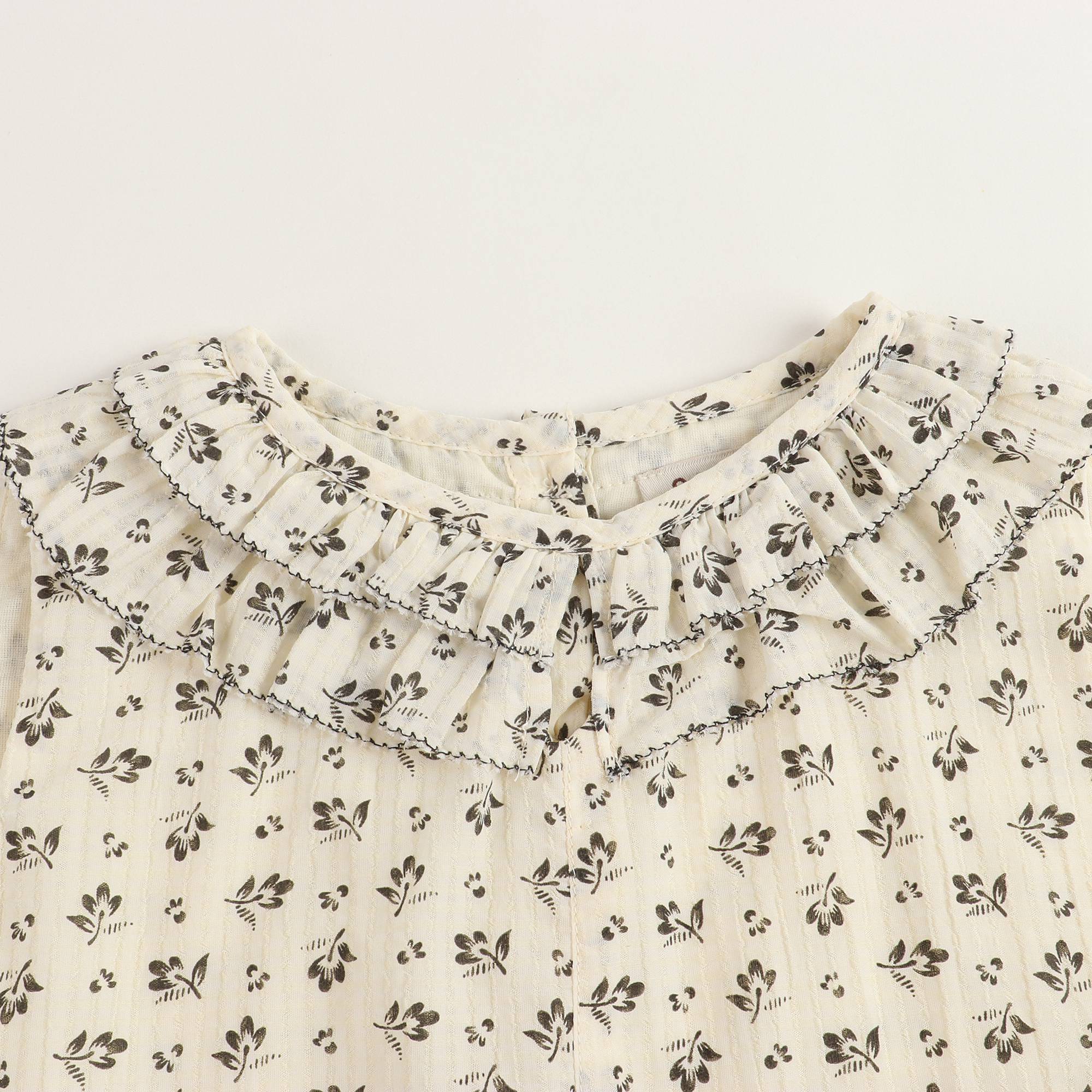 Baby Girls Ditsy Clover Print Top