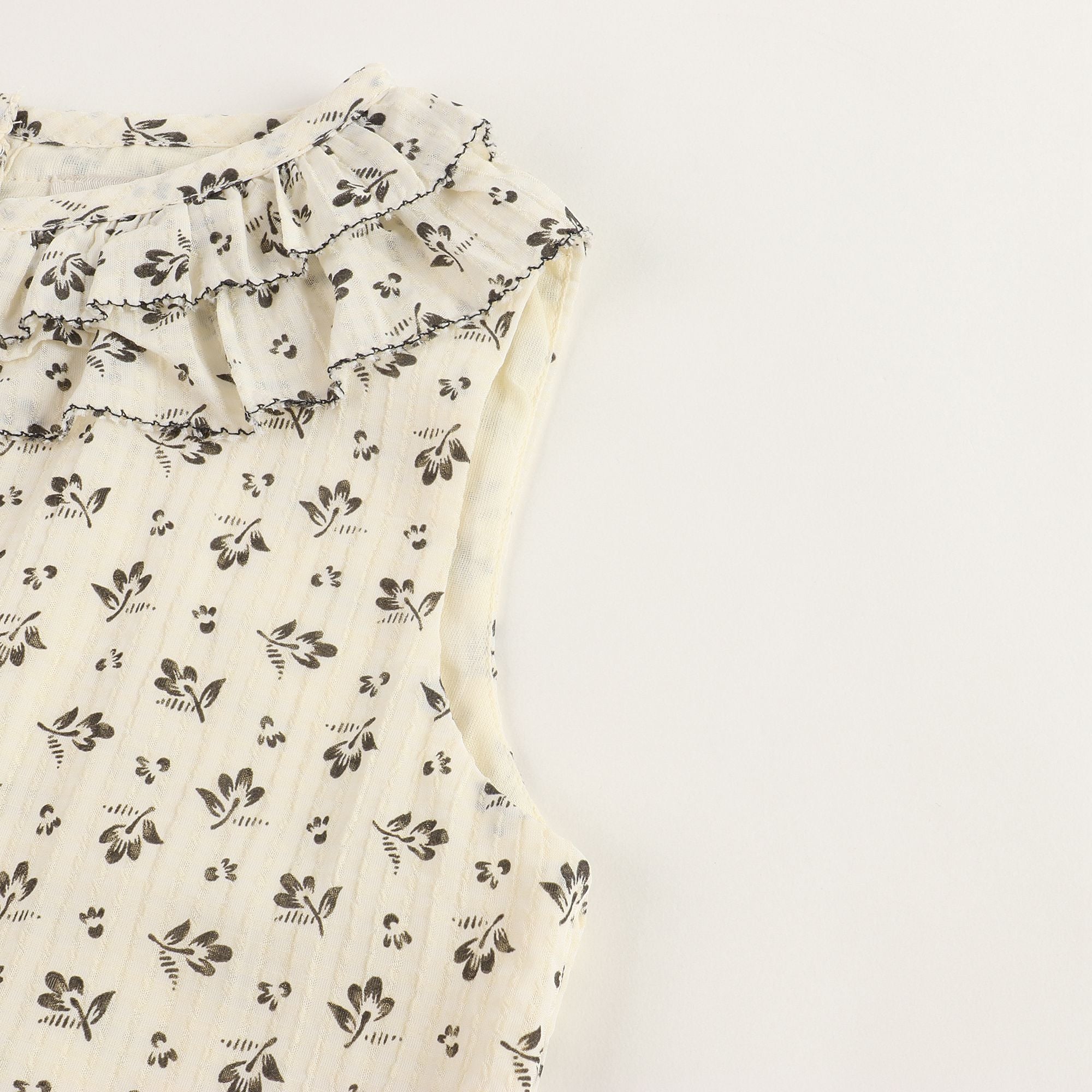 Baby Girls Ditsy Clover Print Top
