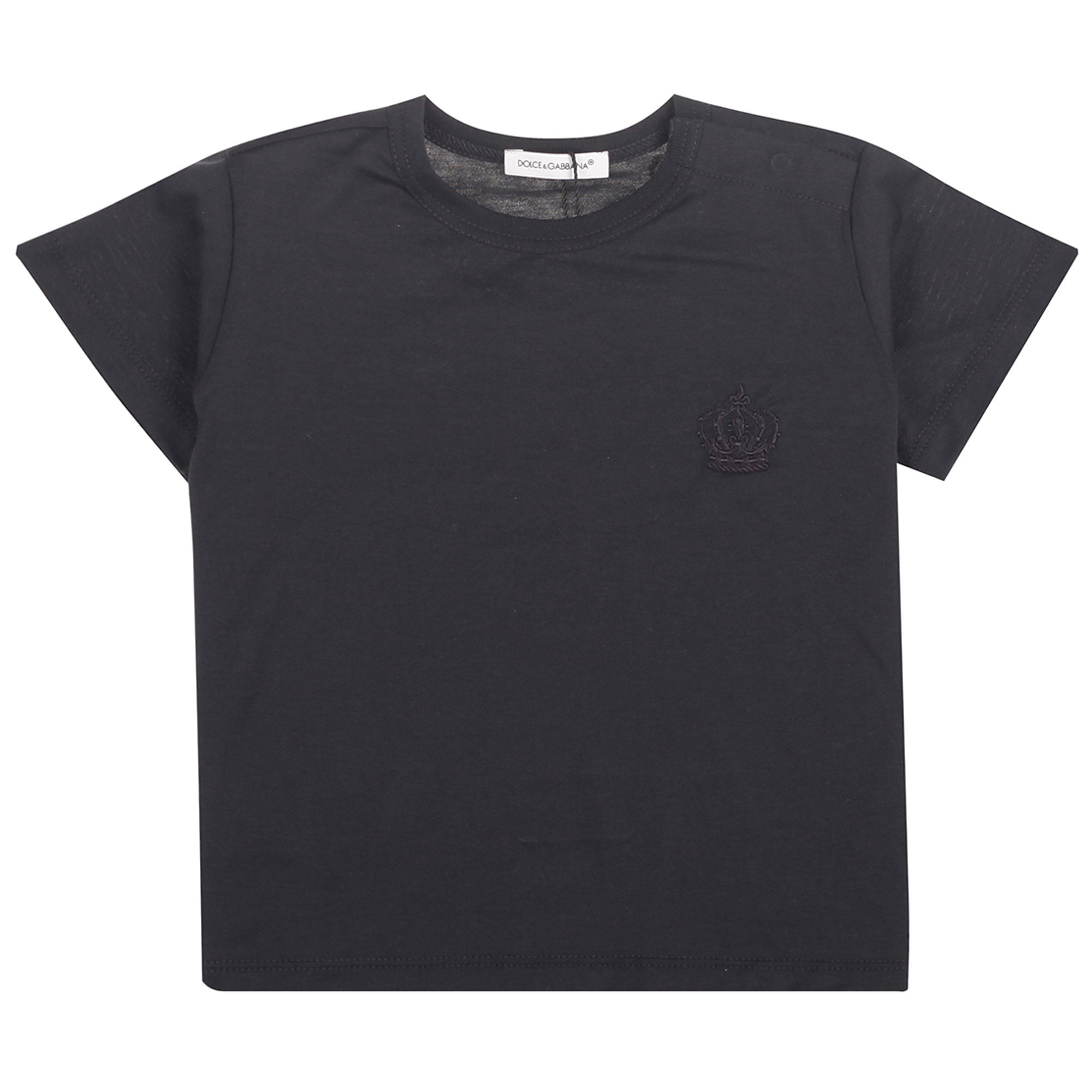 Baby Boys Dark Blue 'Citta Basico' T-Shirt - CÉMAROSE | Children's Fashion Store - 1