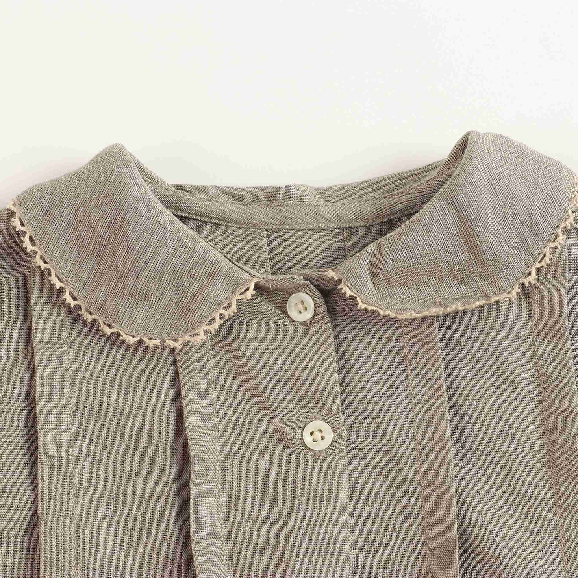 Baby Girls Stone Grey Dress