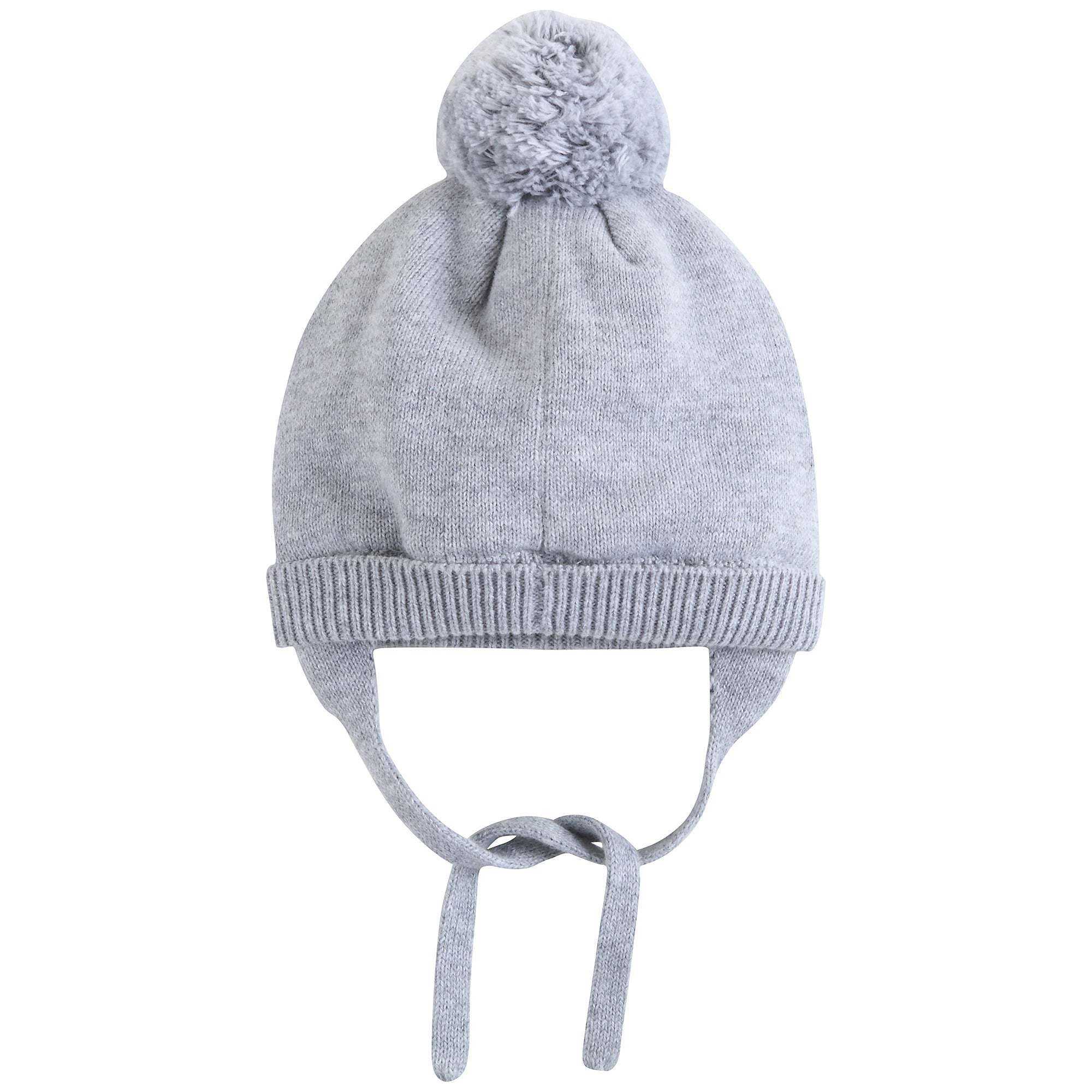 Baby Boys Marl Grey Cotton Hat