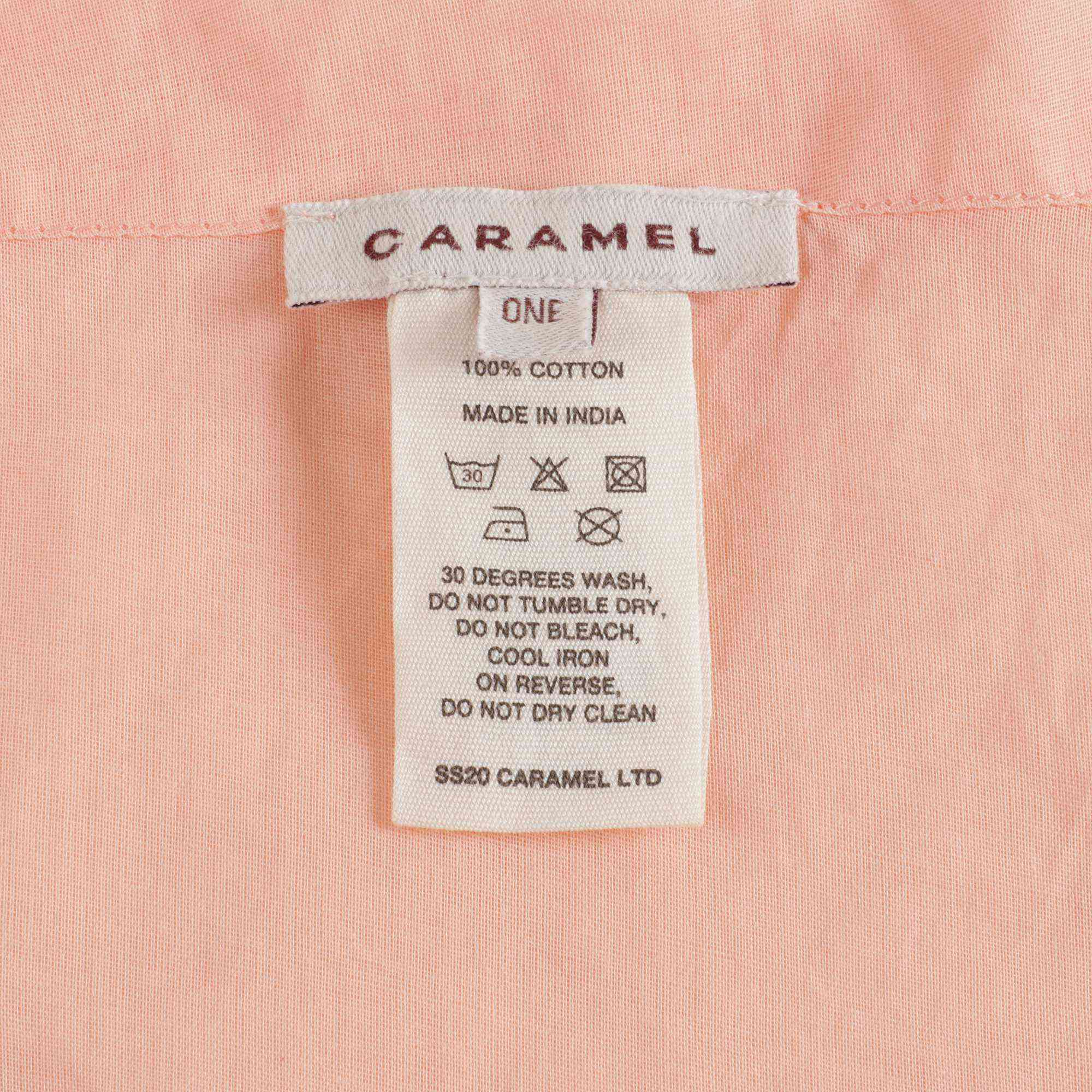 Girls Orange Logo Cotton Bag