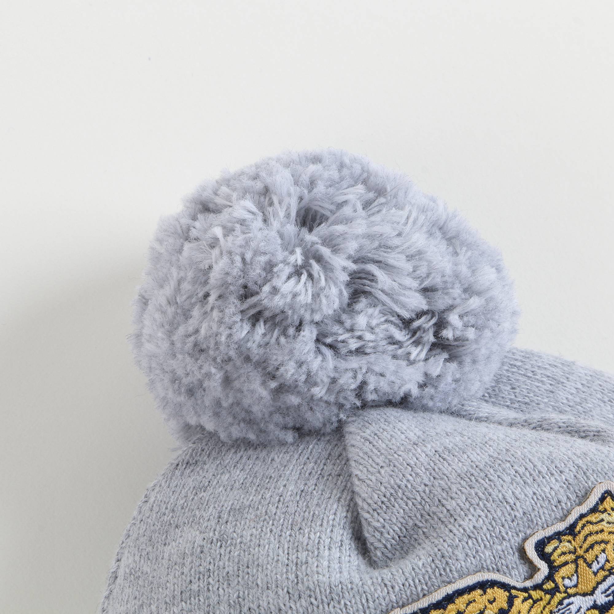 Baby Girls Marl Grey Cotton Hat