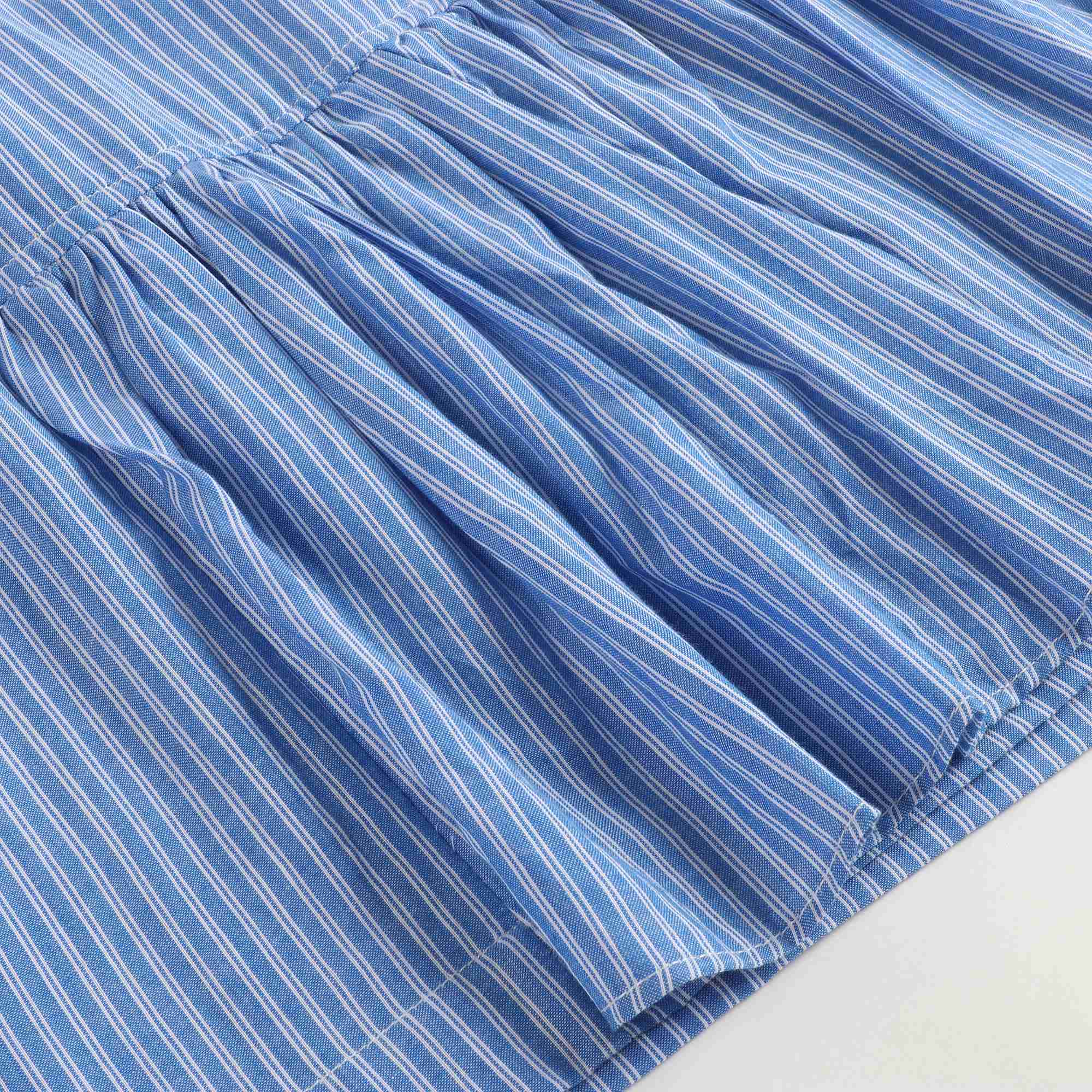 Girls Persian Blue Cotton Dress