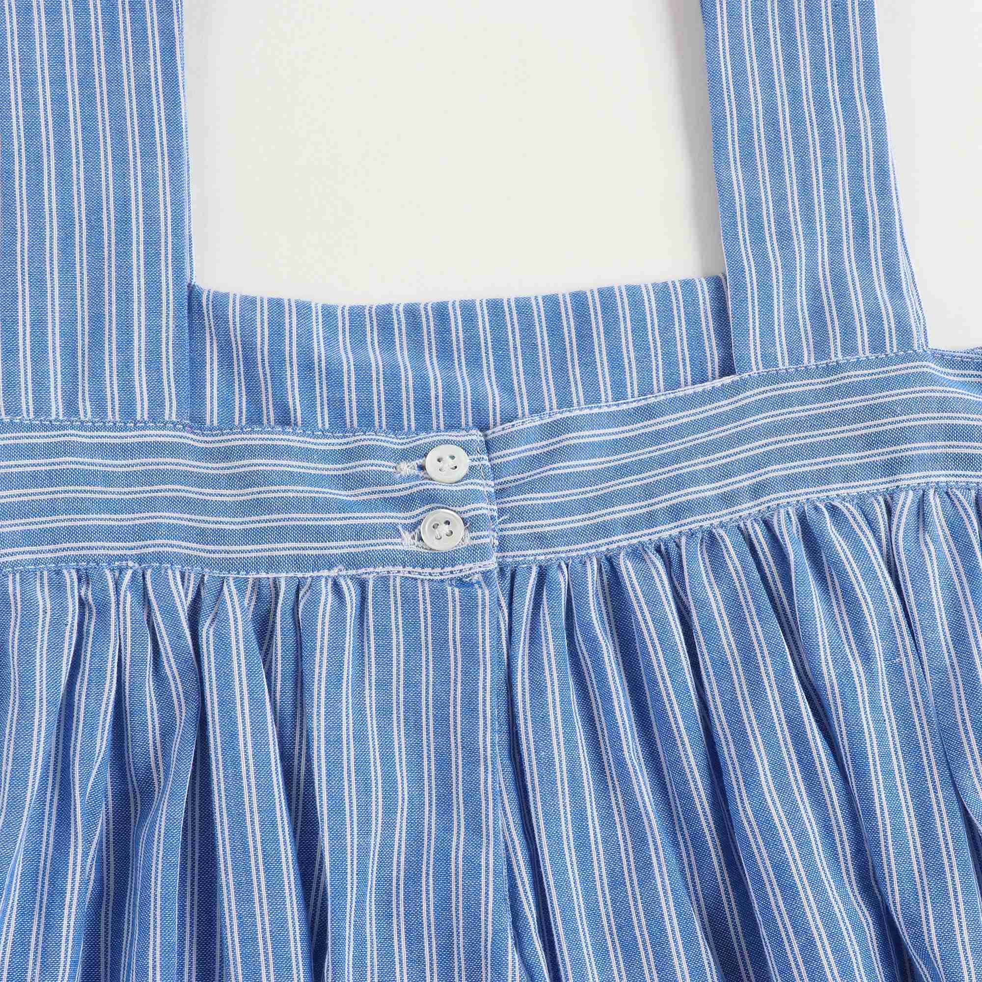 Girls Persian Blue Cotton Dress