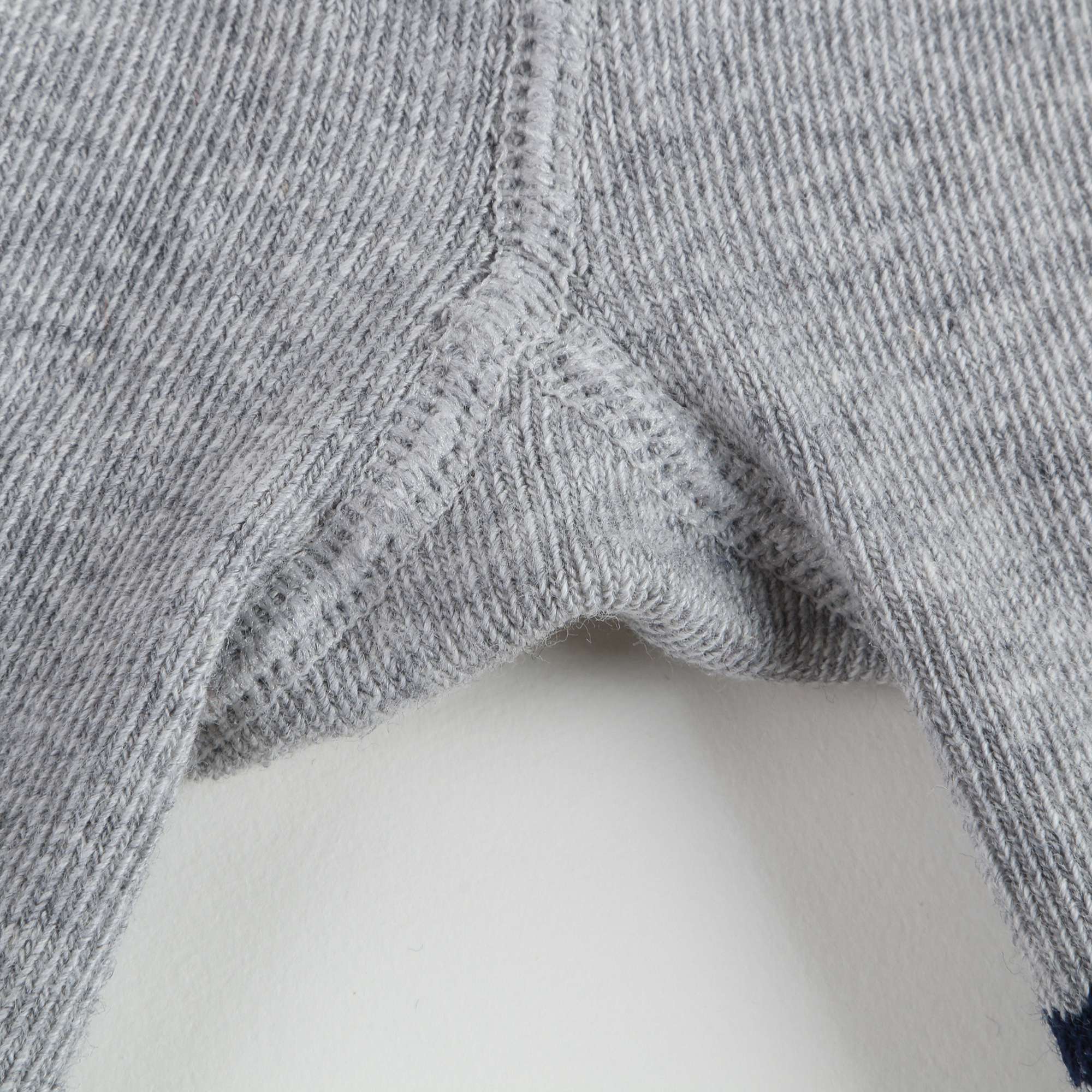 Girls Marl Grey Cotton Tights