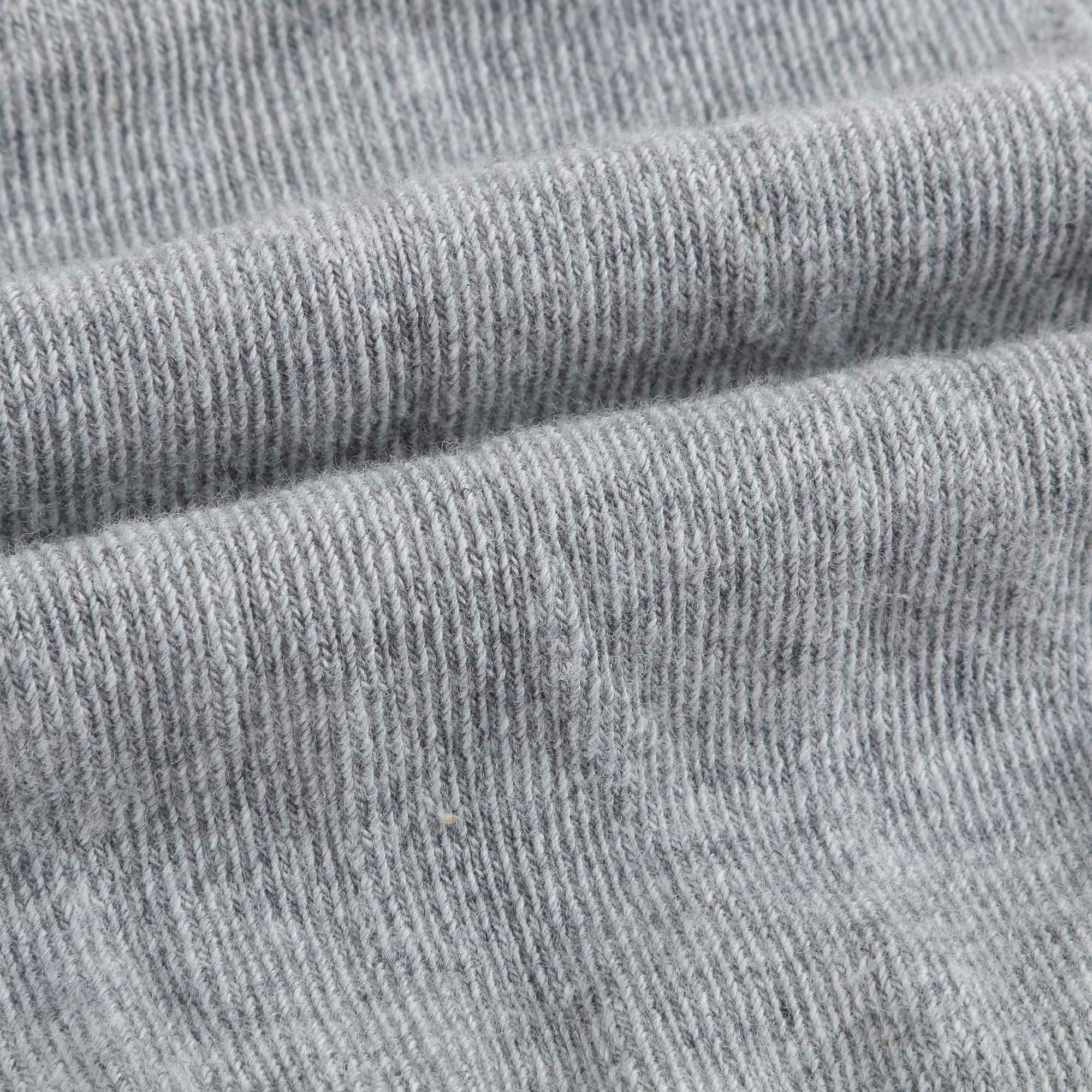 Girls Marl Grey Cotton Tights