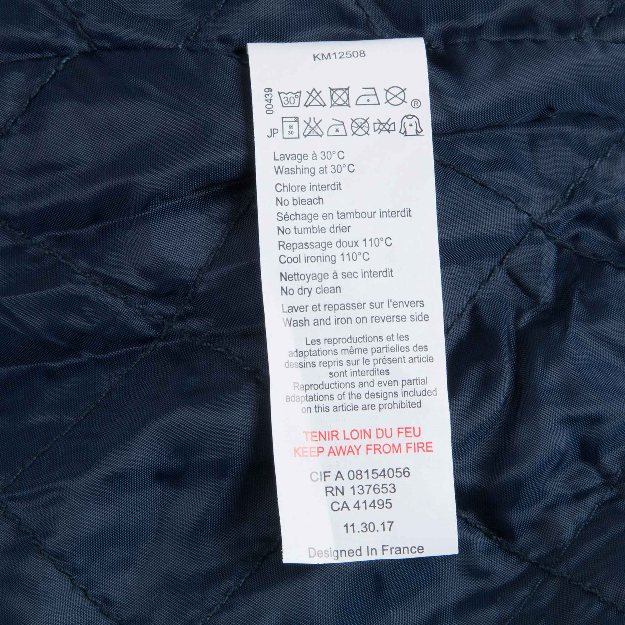 Girls Denim Blue Coat
