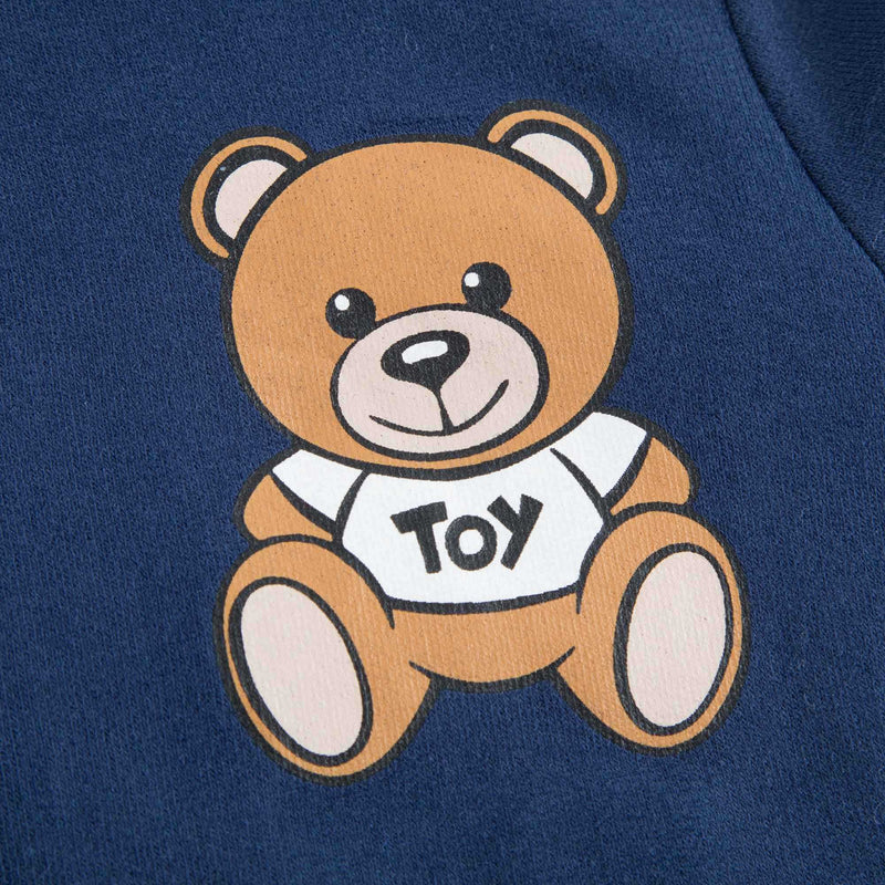 Baby Navy Blue Cotton Toy Tracksuit
