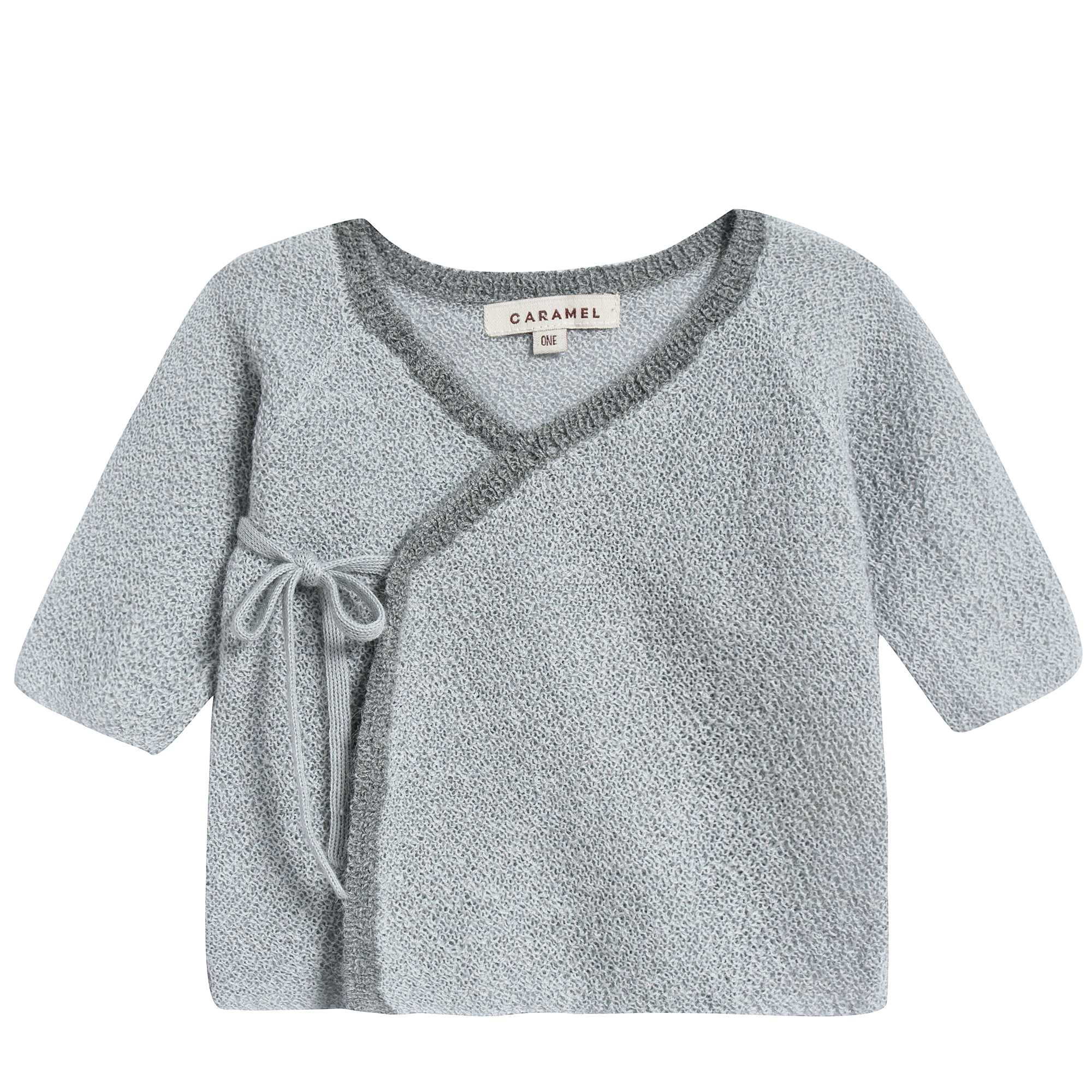 Baby Boys Pale Grey Baby Alpaca Knitwear Gifting