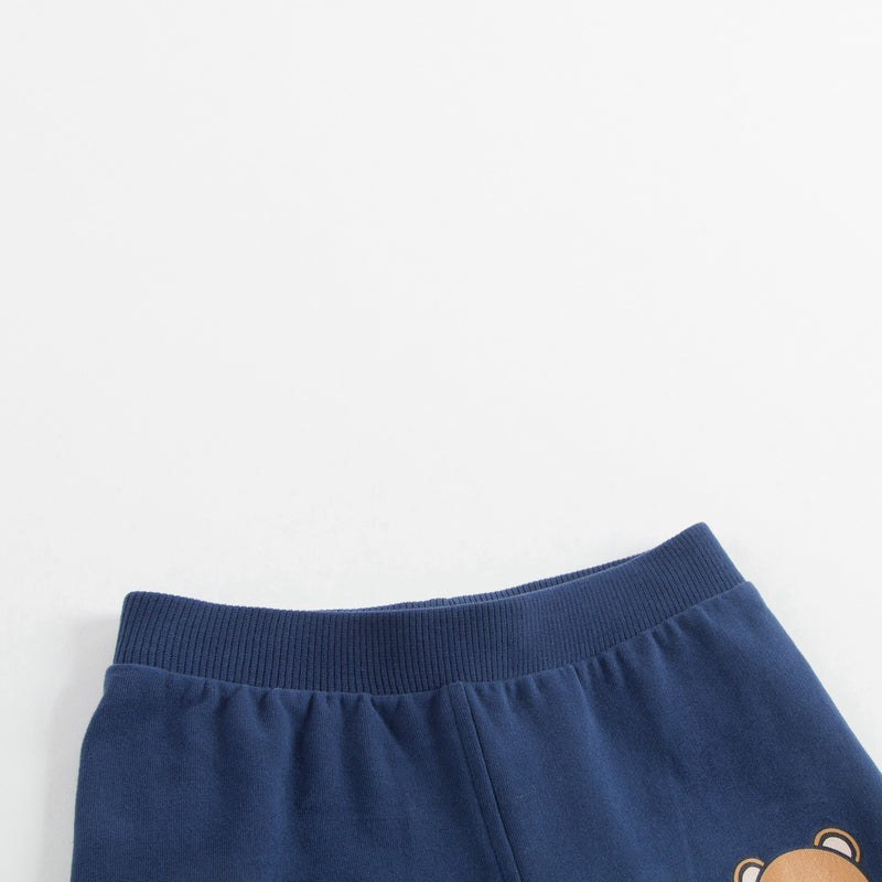 Baby Navy Blue Cotton Toy Tracksuit