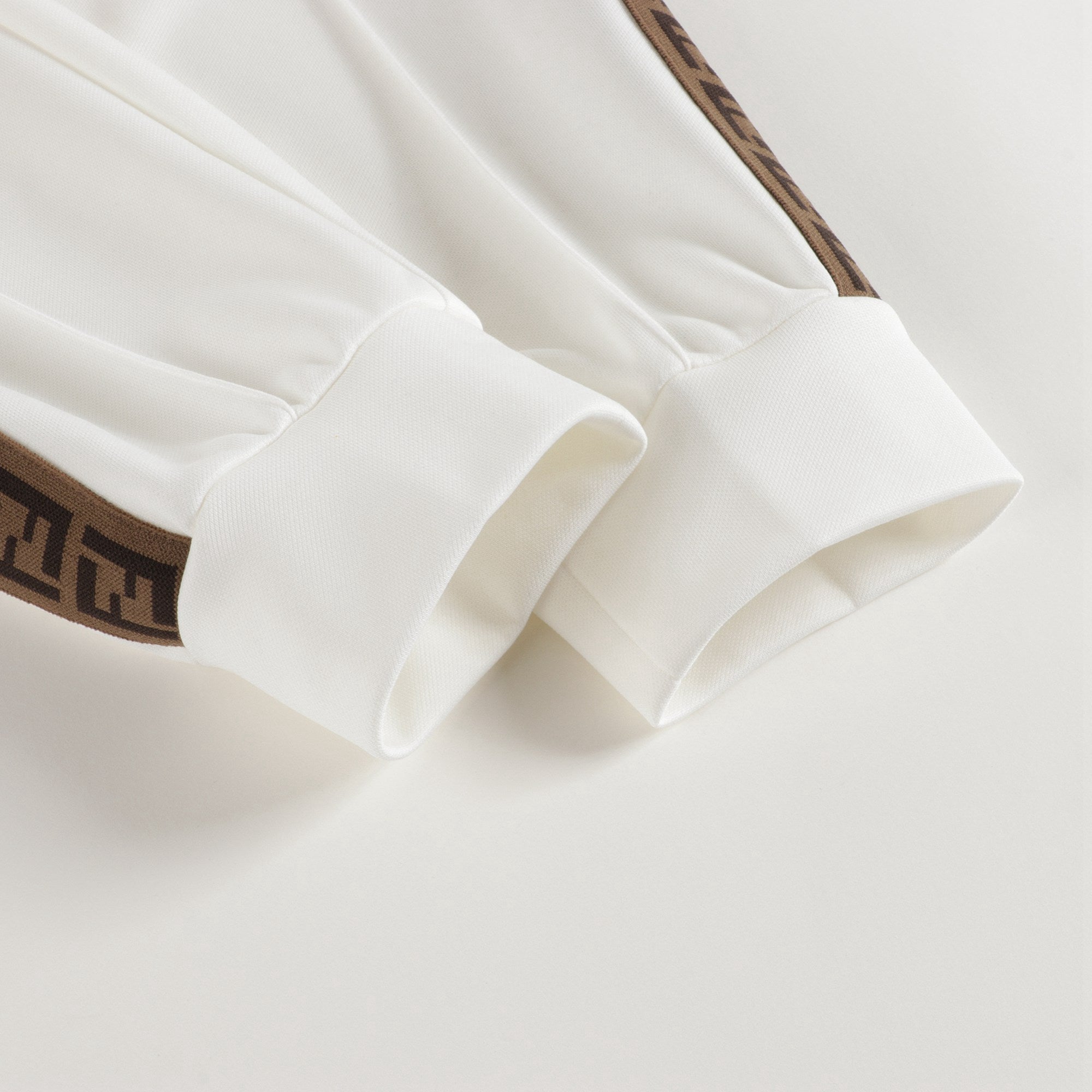 Boys White Logo Trousers
