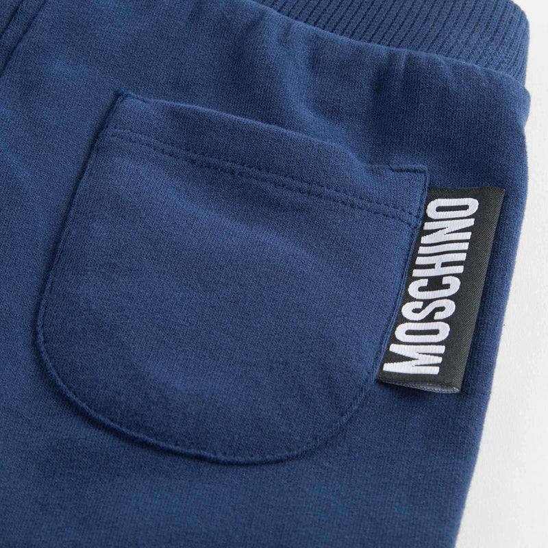 Baby Navy Blue Cotton Toy Tracksuit