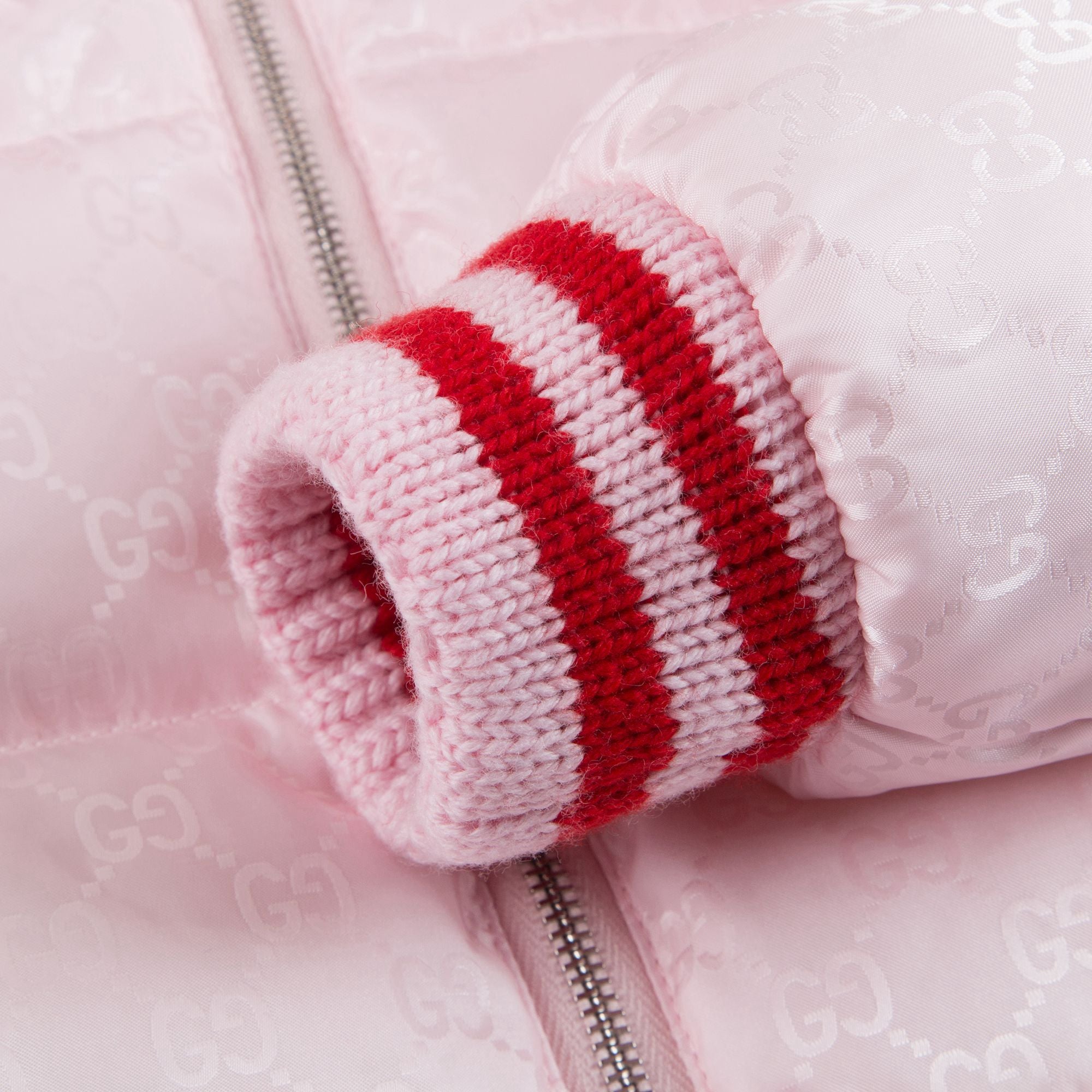 Girls Pink Padded Down Jacket
